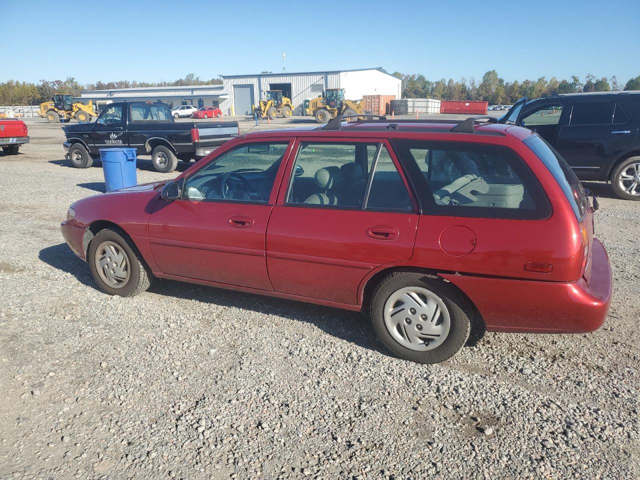 1998 Ford Escort Se Burgundy vin: 3FAFP15P0WR190849