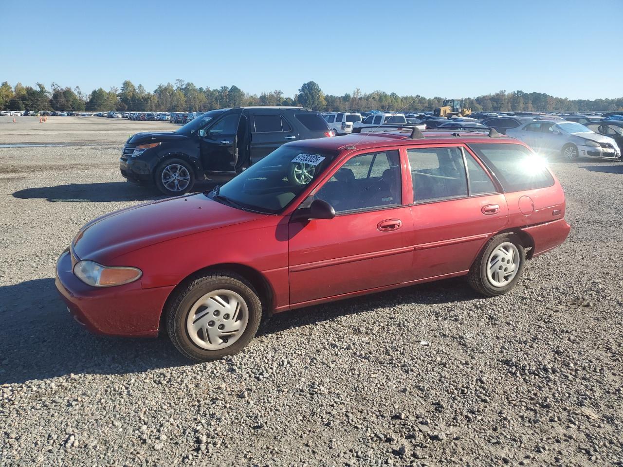 1998 Ford Escort Se Burgundy vin: 3FAFP15P0WR190849