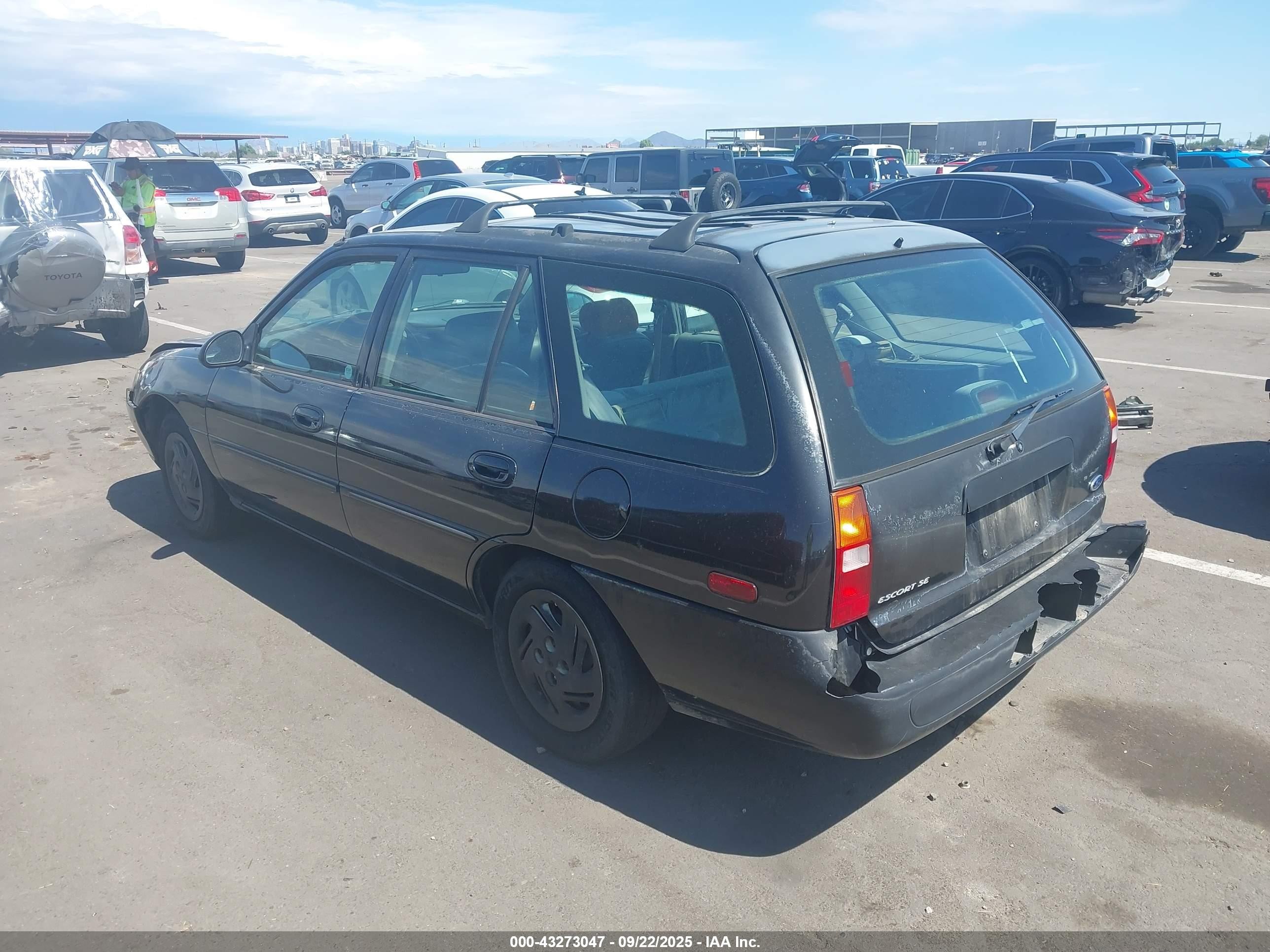 1998 Ford Escort Se Black vin: 3FAFP15P0WR238401