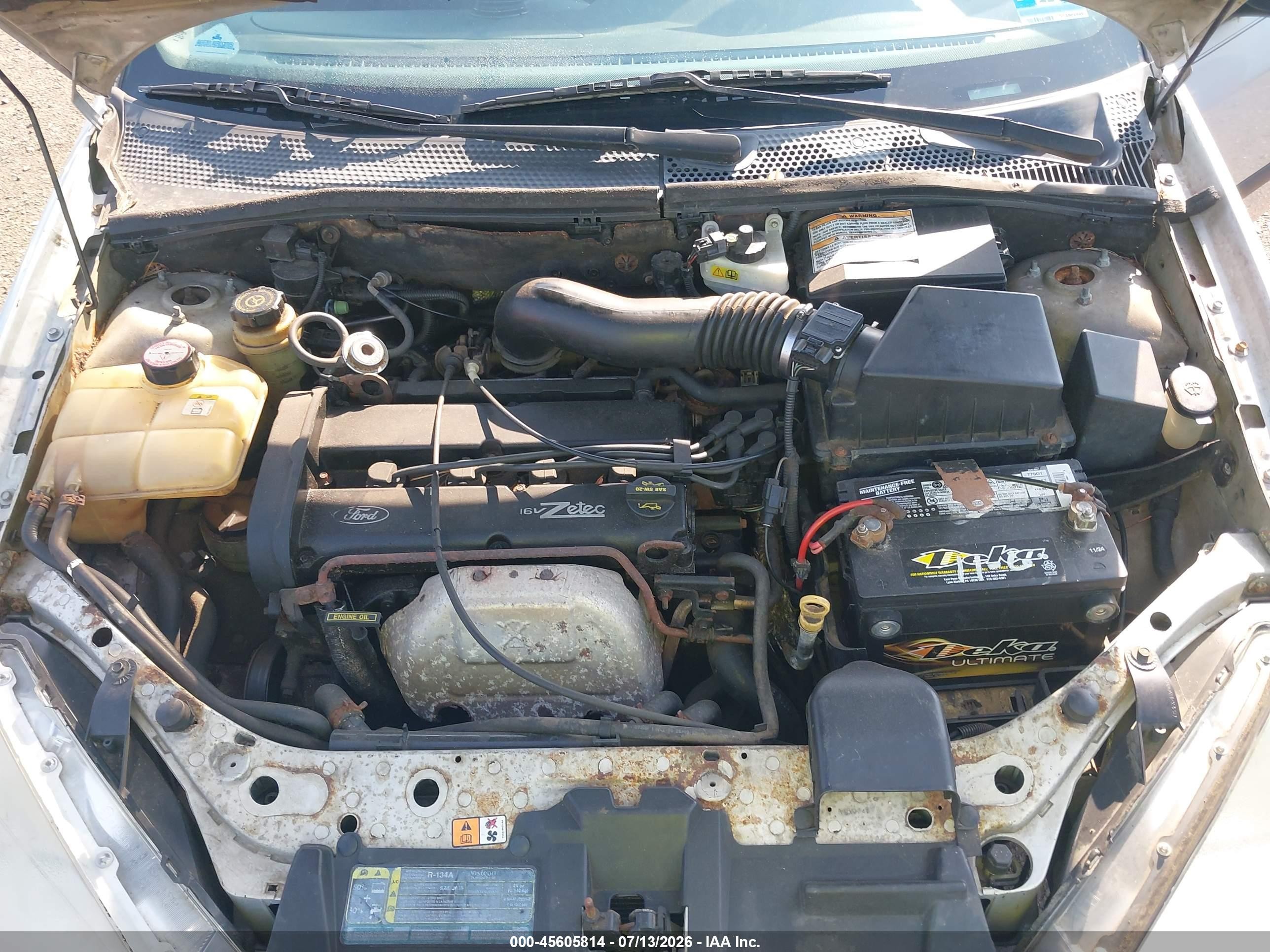 2001 Ford Focus Zx3 Silver vin: 3FAFP31301R243640