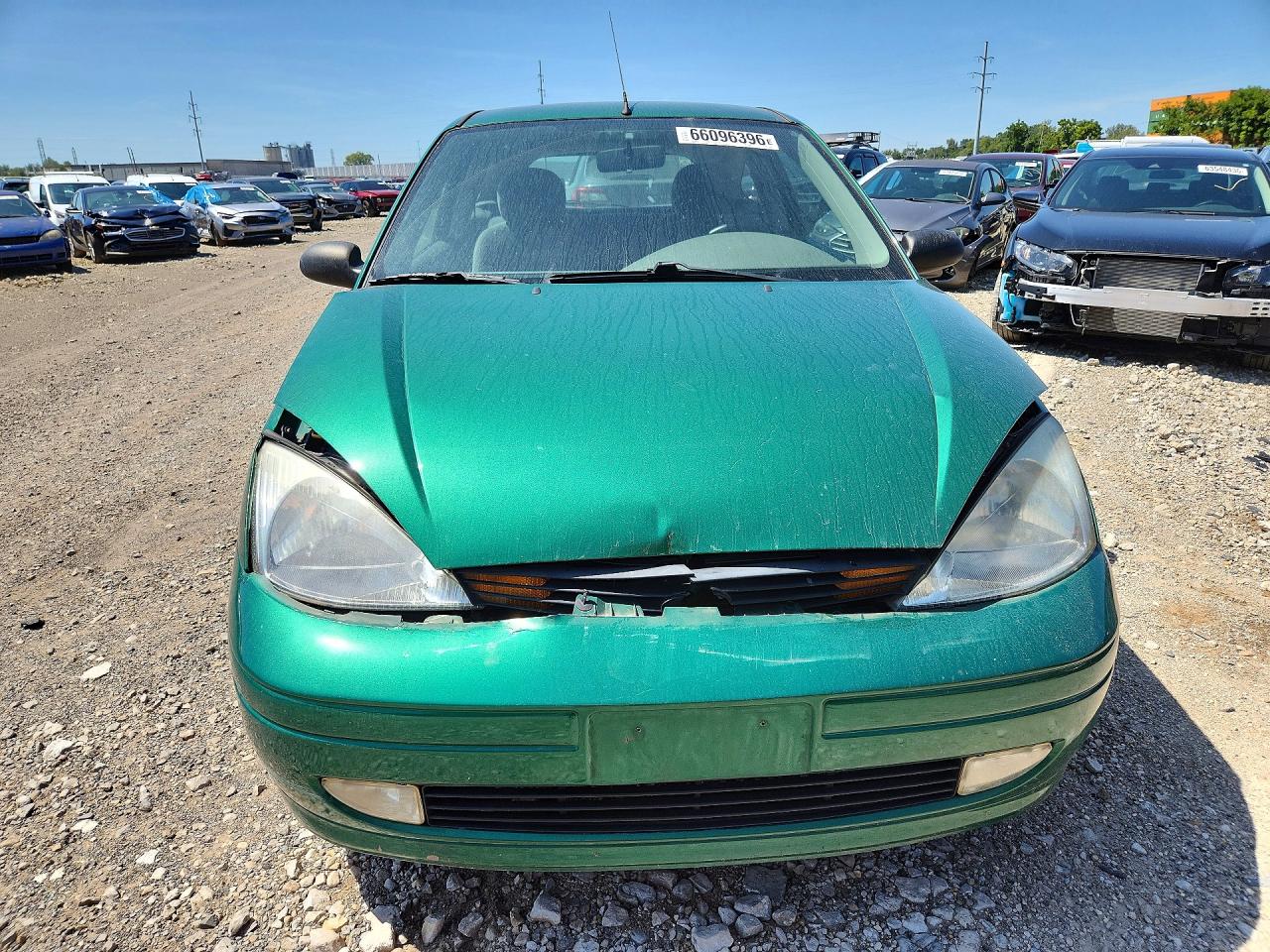 2002 Ford Focus Zx3 Зеленый vin: 3FAFP31302R238536