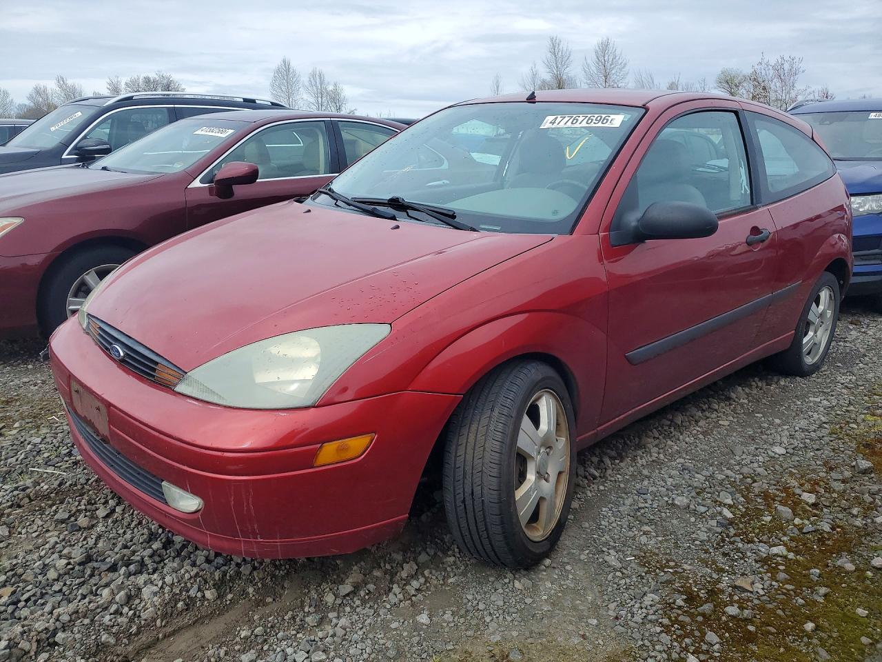 2004 Ford Focus Zx3 Red vin: 3FAFP31324R121043