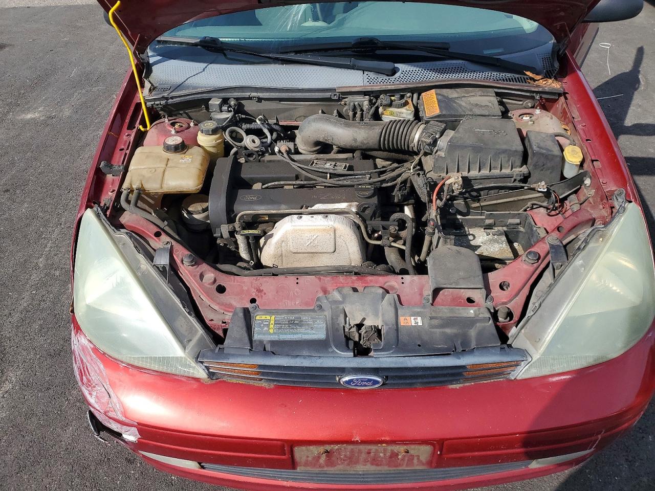 2004 Ford Focus Zx3 Red vin: 3FAFP31324R121043