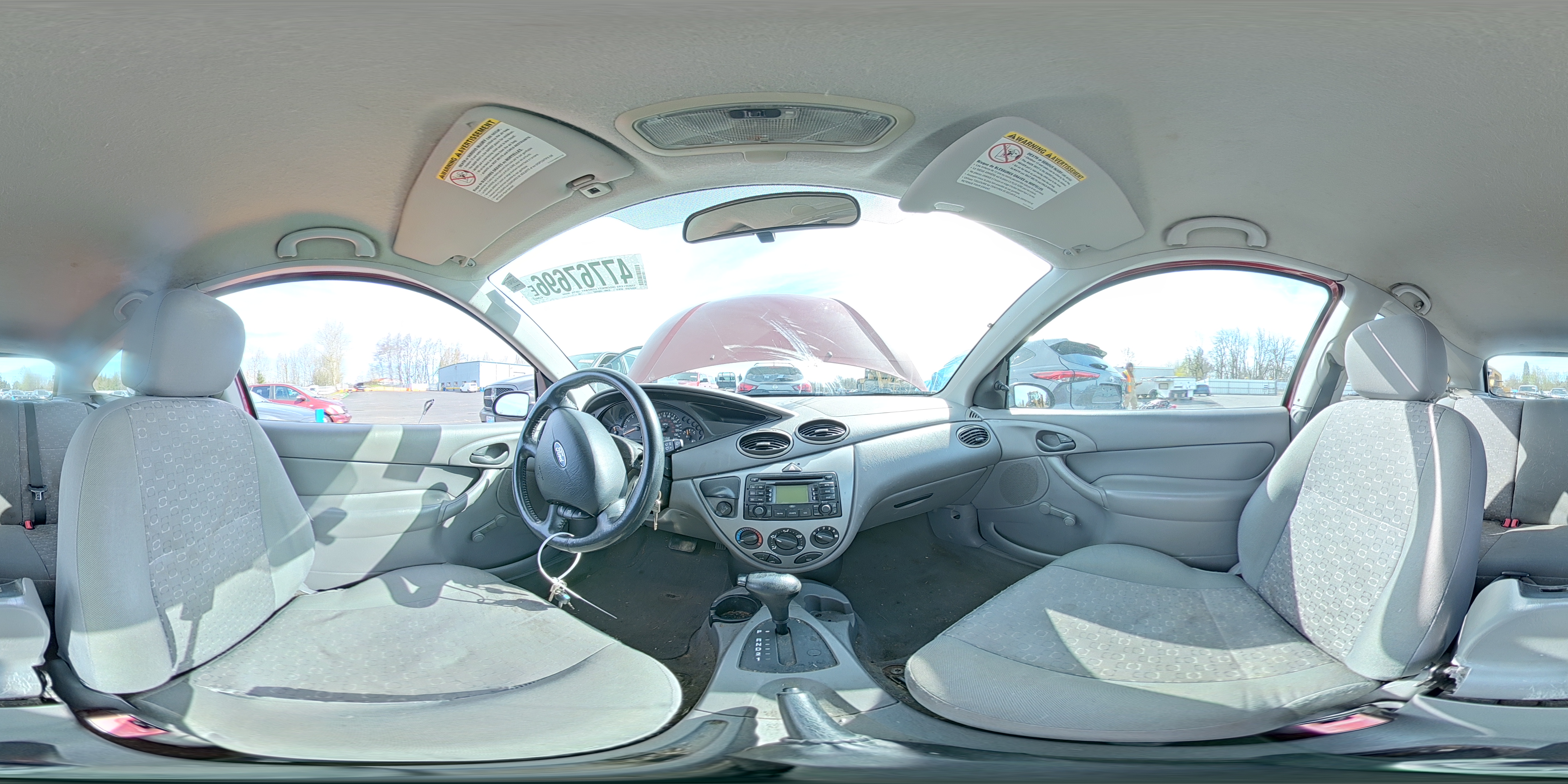 2004 Ford Focus Zx3 Red vin: 3FAFP31324R121043