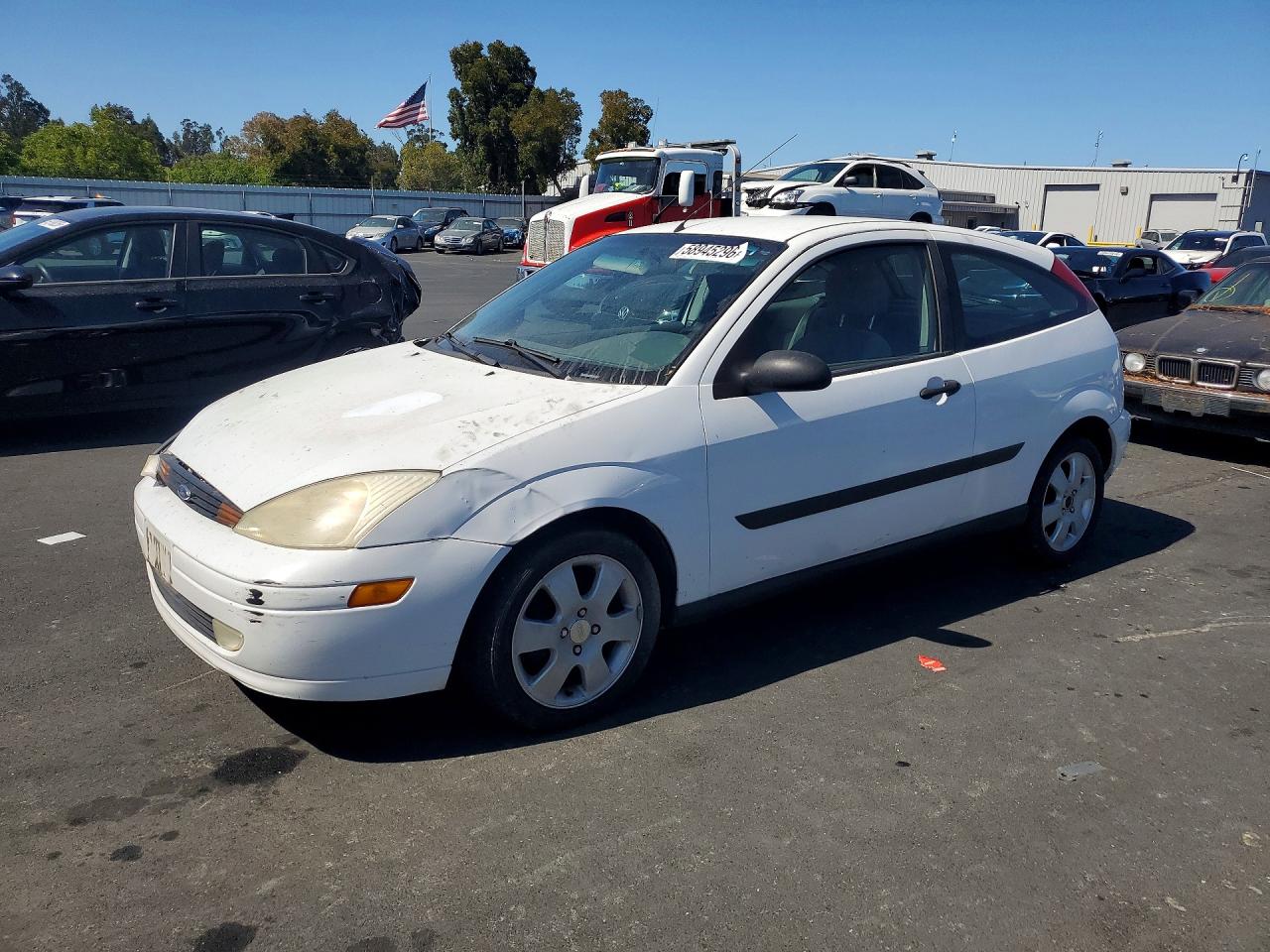 2001 Ford Focus Zx3 Белый vin: 3FAFP31331R117742