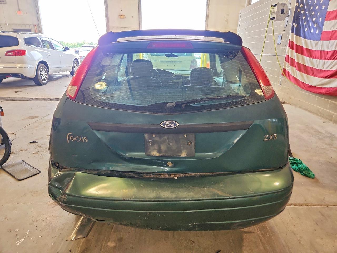 2001 Ford Focus Zx3 Green vin: 3FAFP31341R132427