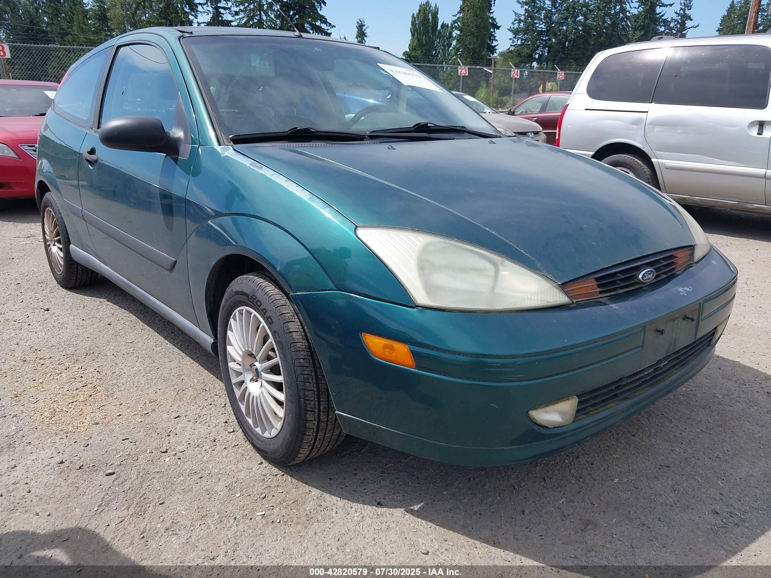 Price & History 2001 Ford Focus Zx3 2.0l I-4 Dohc, 130hp vin