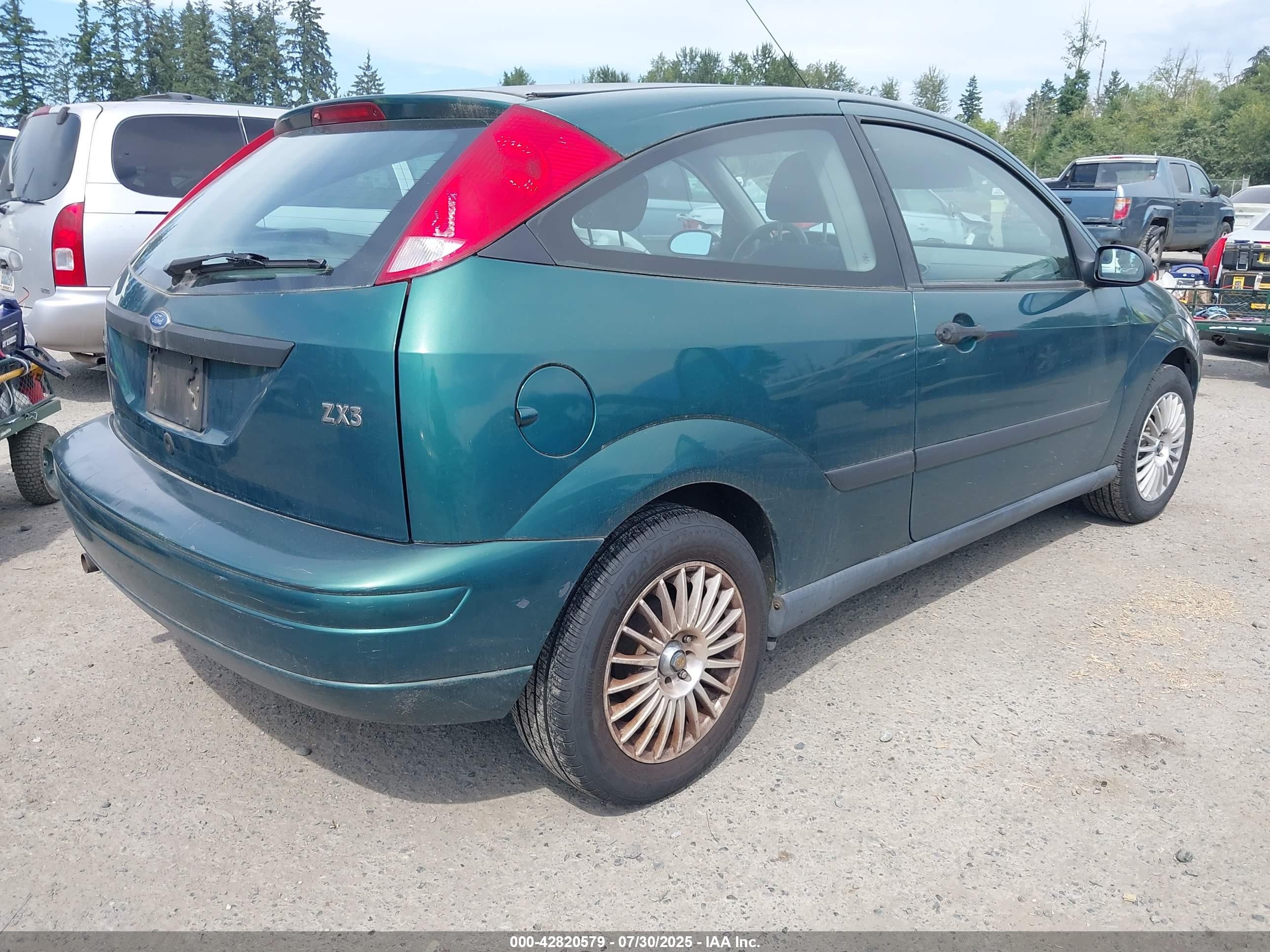 Price & History 2001 Ford Focus Zx3 2.0l I-4 Dohc, 130hp vin
