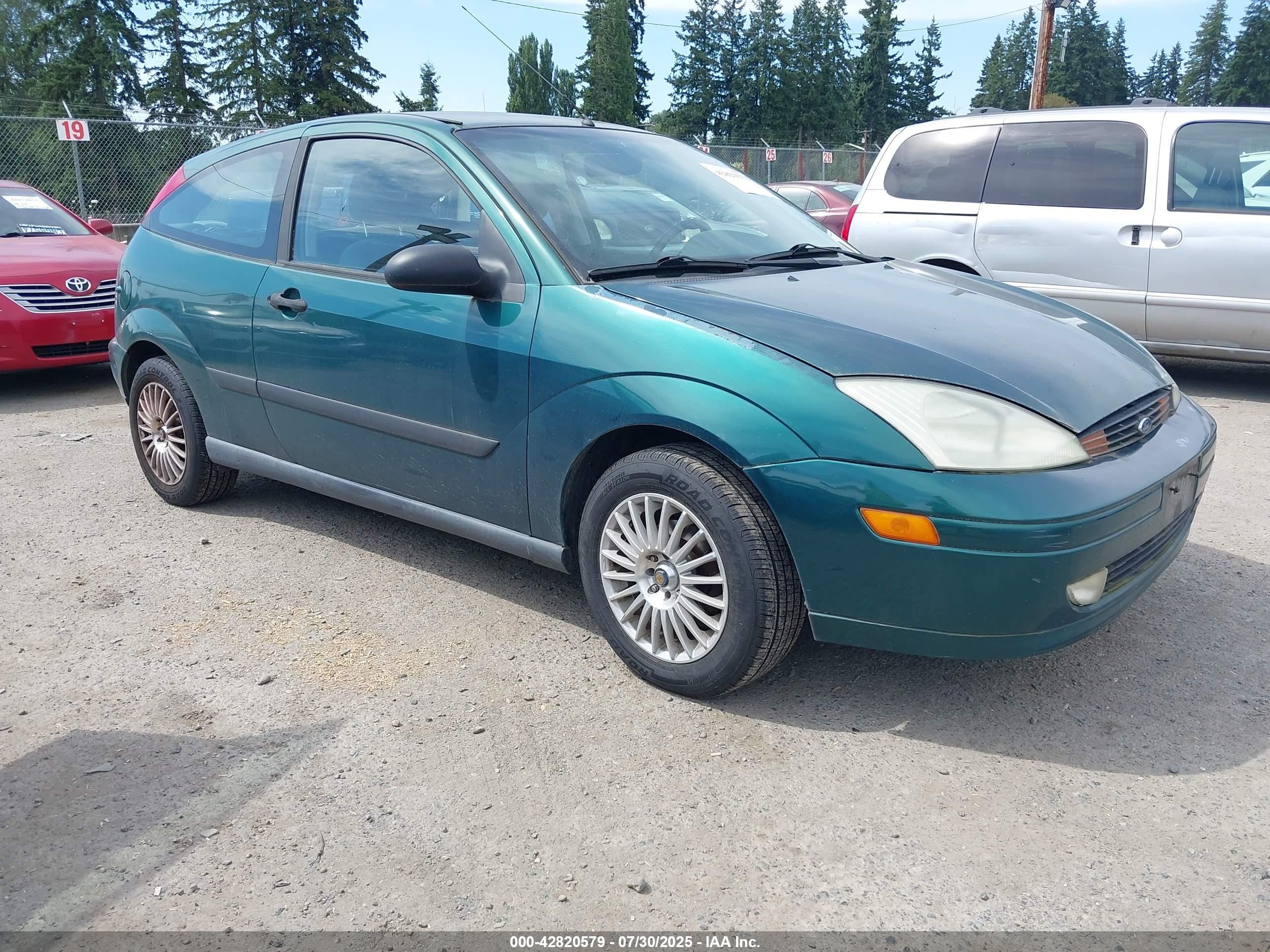 Price & History 2001 Ford Focus Zx3 2.0l I-4 Dohc, 130hp vin