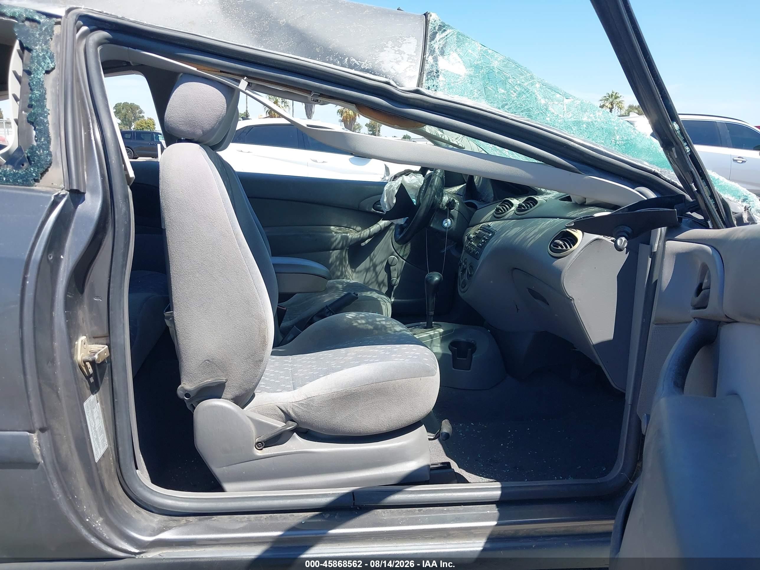 2002 Ford Focus Zx3 Base/zx3 Premium/zx3 Pwr Premium Gray vin: 3FAFP31342R140125