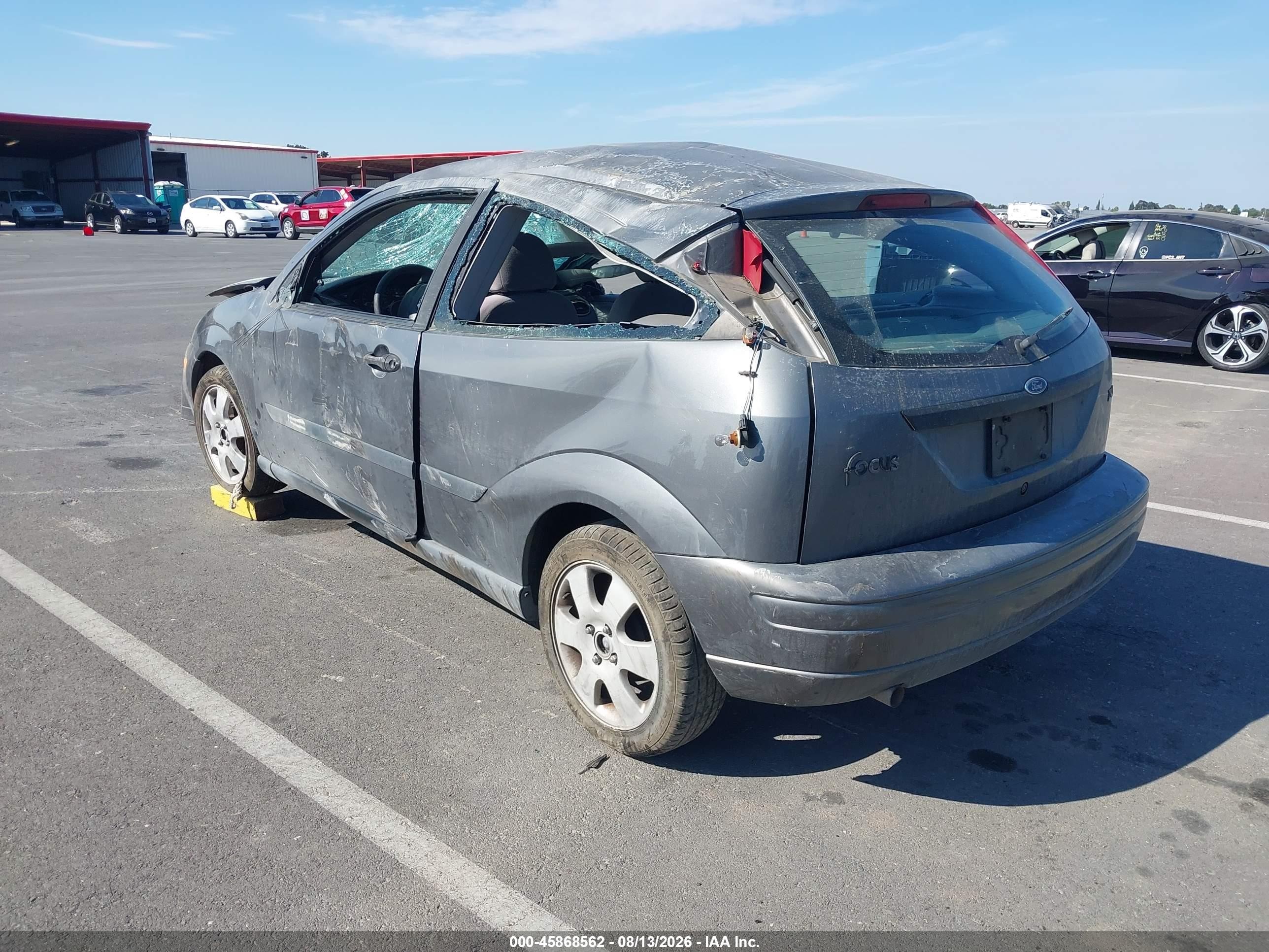 2002 Ford Focus Zx3 Base/zx3 Premium/zx3 Pwr Premium Gray vin: 3FAFP31342R140125