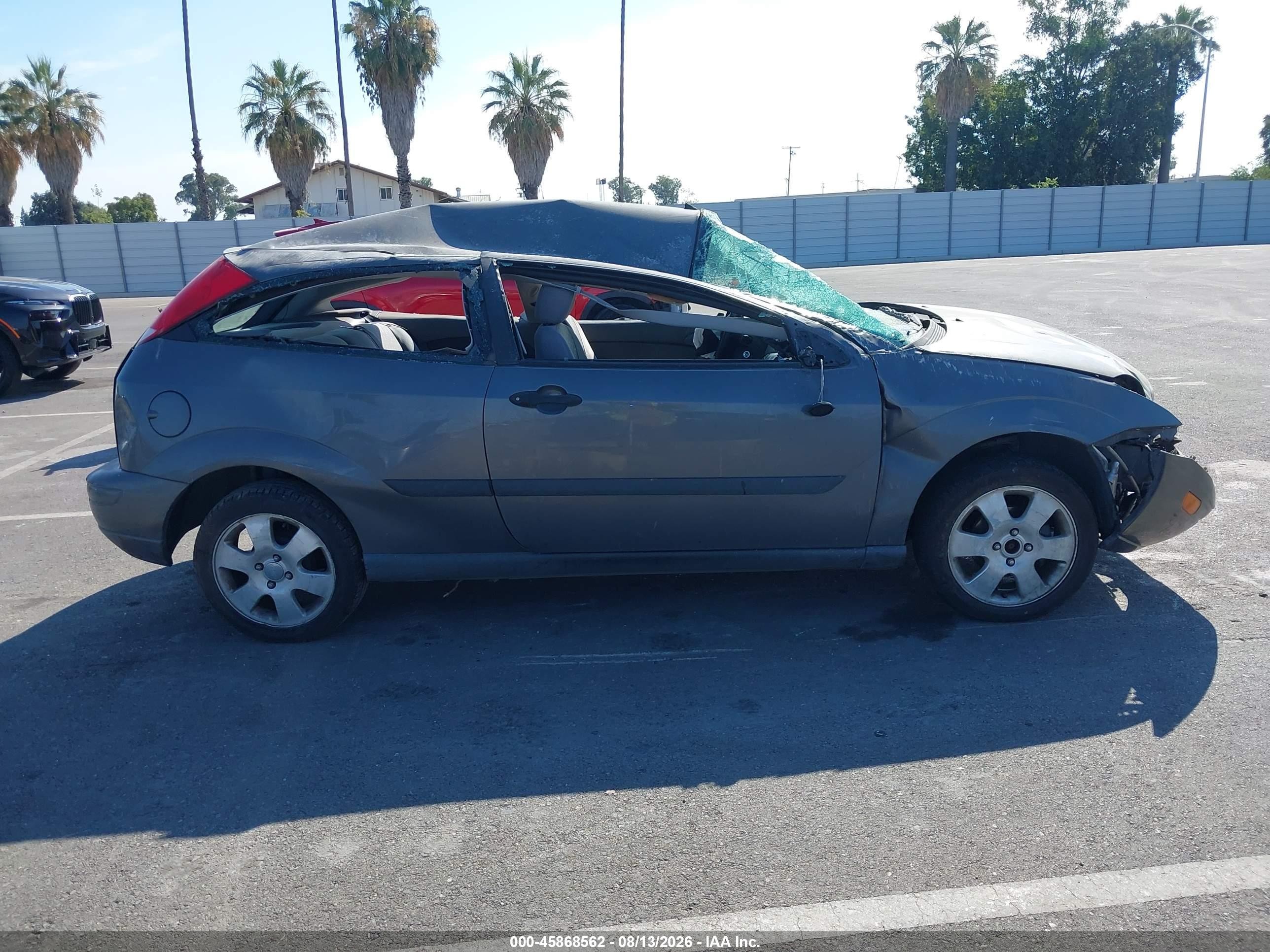 2002 Ford Focus Zx3 Base/zx3 Premium/zx3 Pwr Premium Gray vin: 3FAFP31342R140125