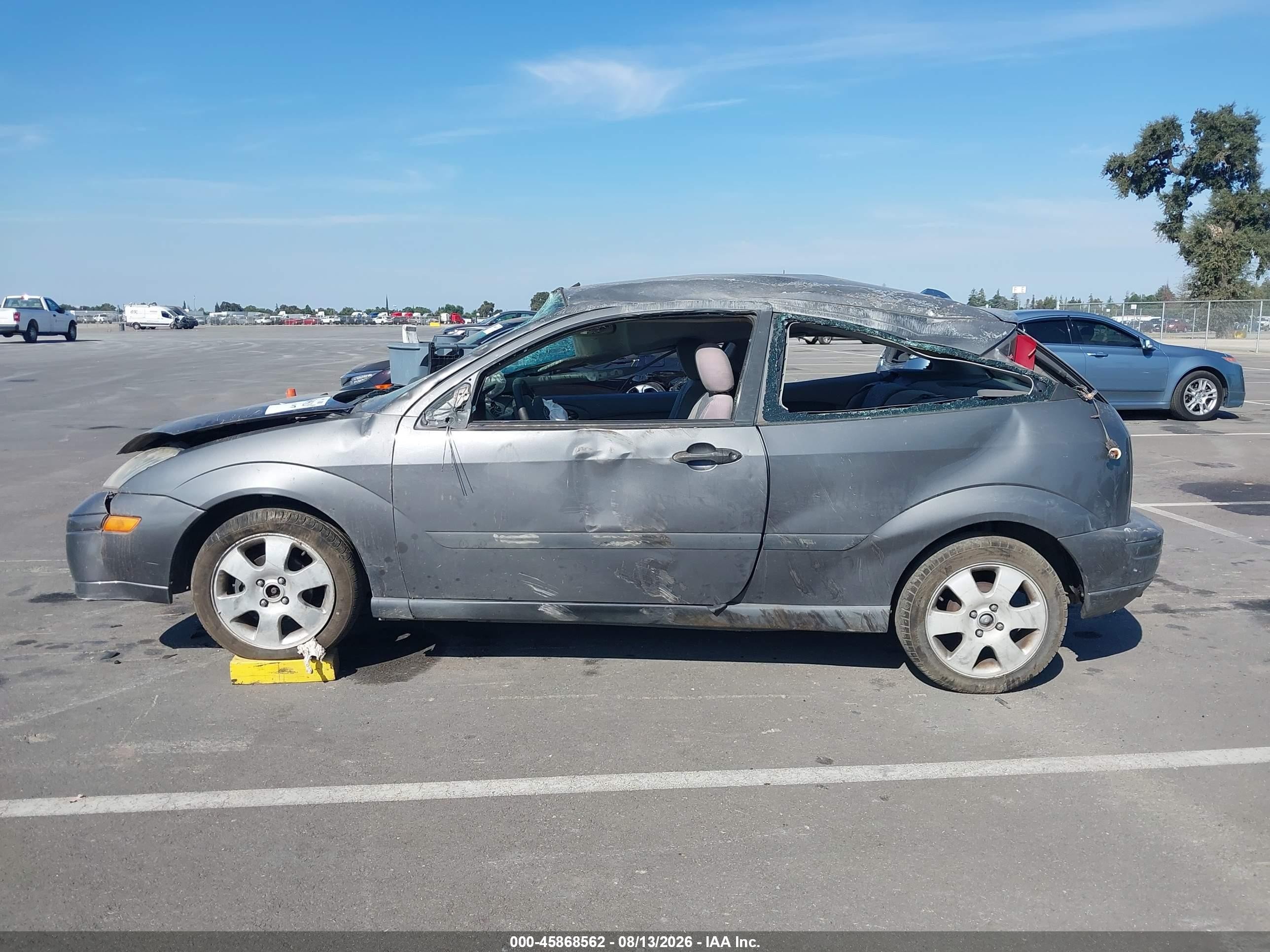 2002 Ford Focus Zx3 Base/zx3 Premium/zx3 Pwr Premium Gray vin: 3FAFP31342R140125