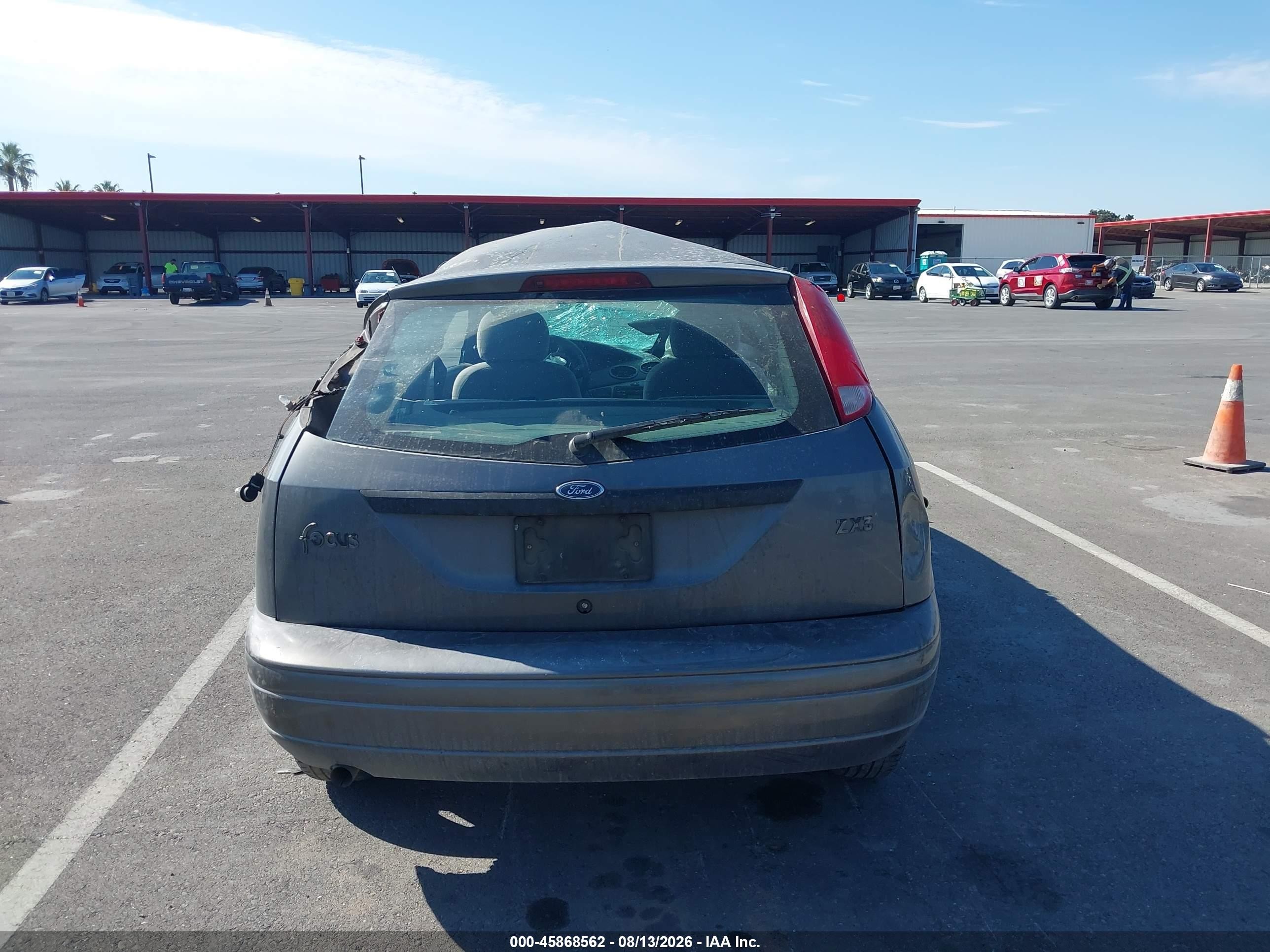 2002 Ford Focus Zx3 Base/zx3 Premium/zx3 Pwr Premium Gray vin: 3FAFP31342R140125