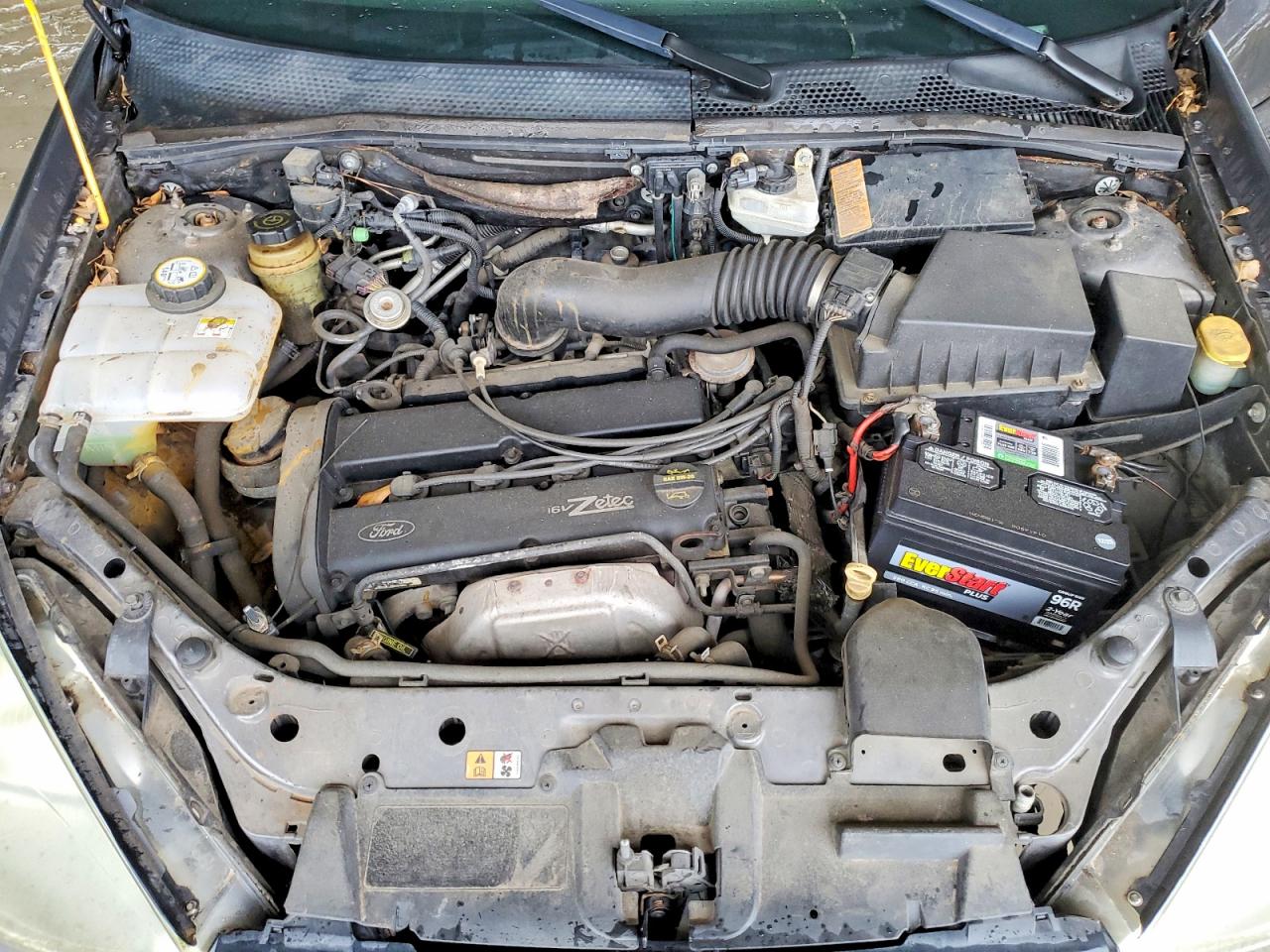 2002 Ford Focus Zx3 Gray vin: 3FAFP31342R240371