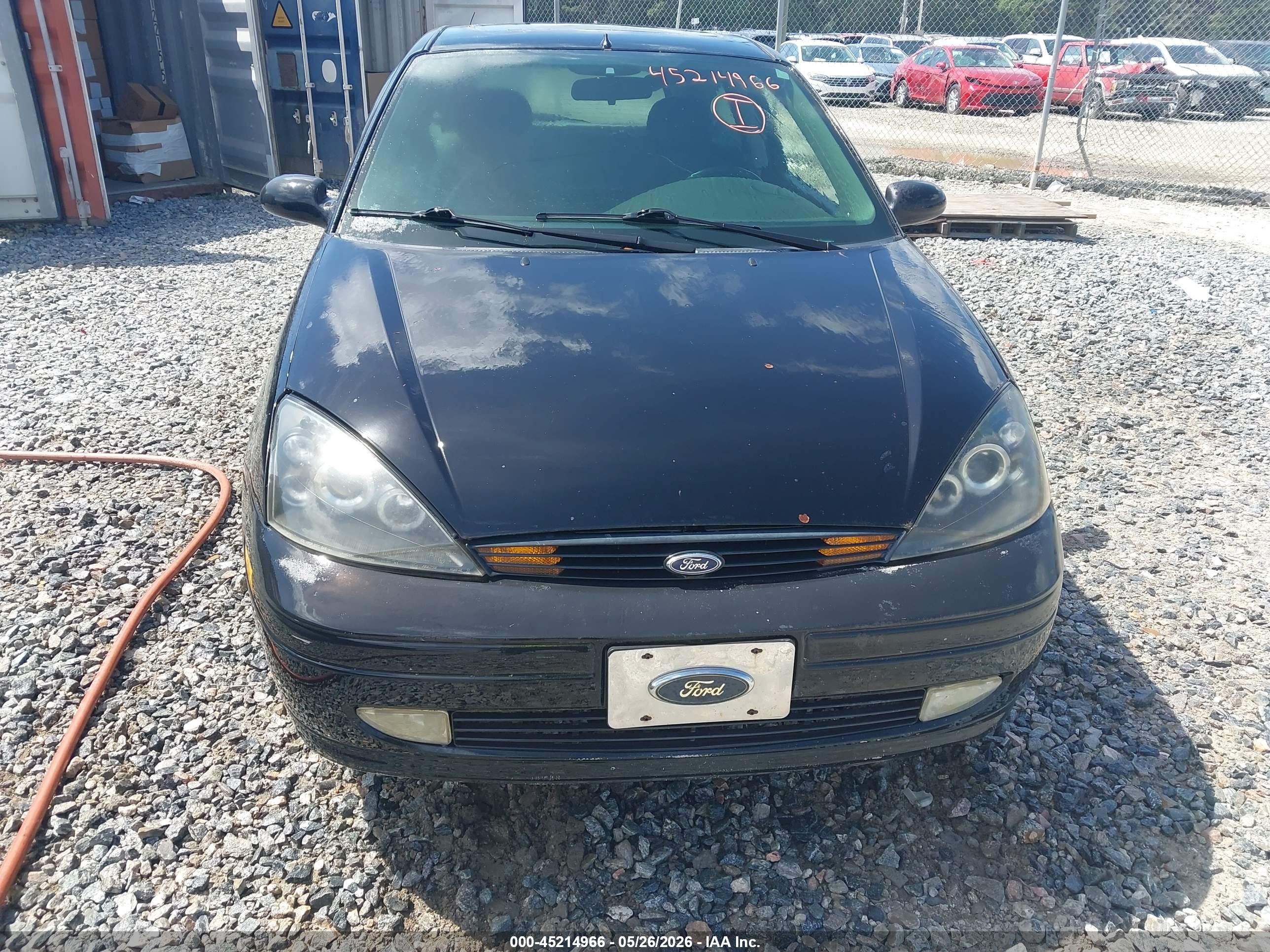 2003 Ford Focus Zx3 Черный vin: 3FAFP31343R159808