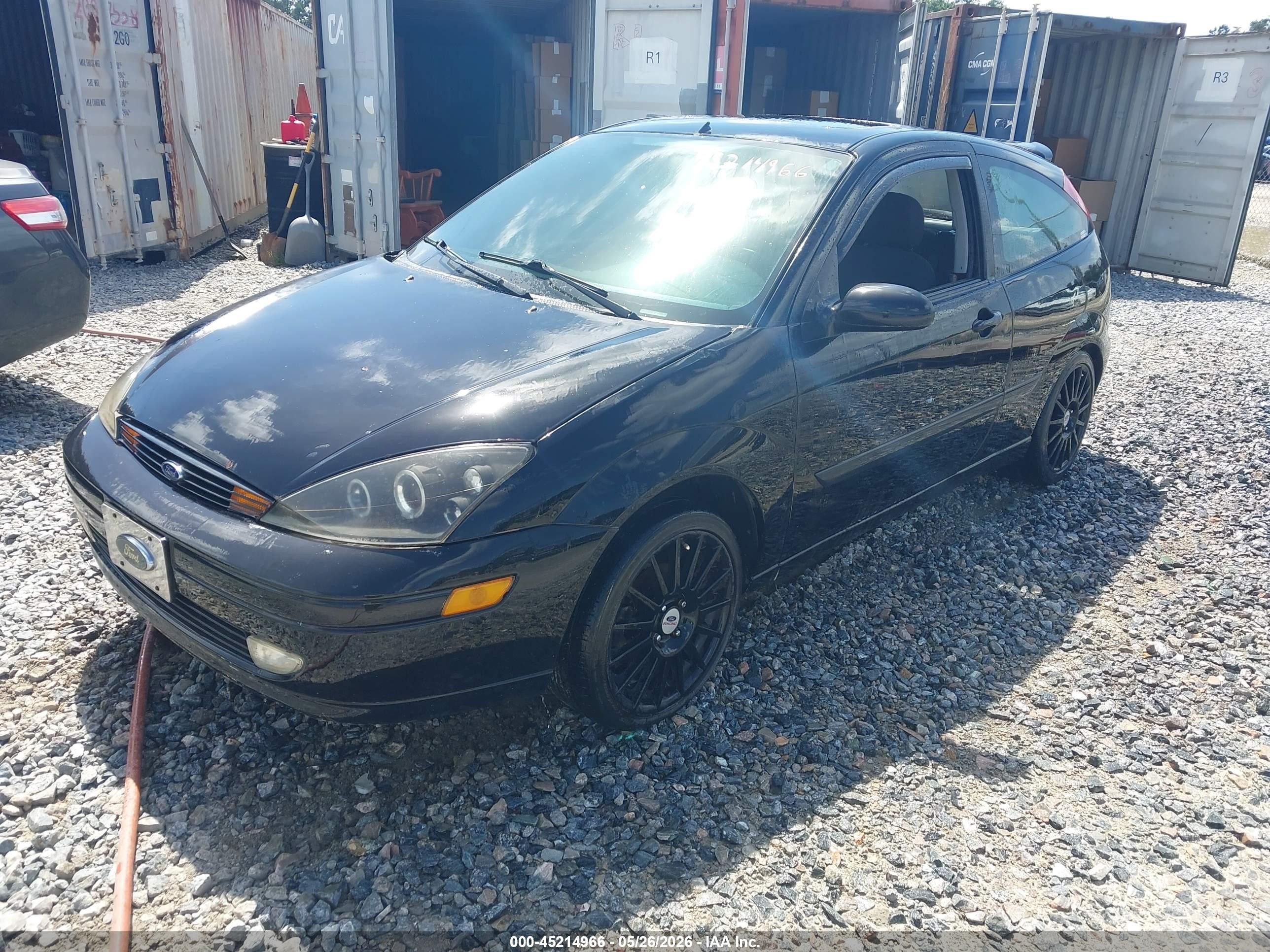 2003 Ford Focus Zx3 Черный vin: 3FAFP31343R159808