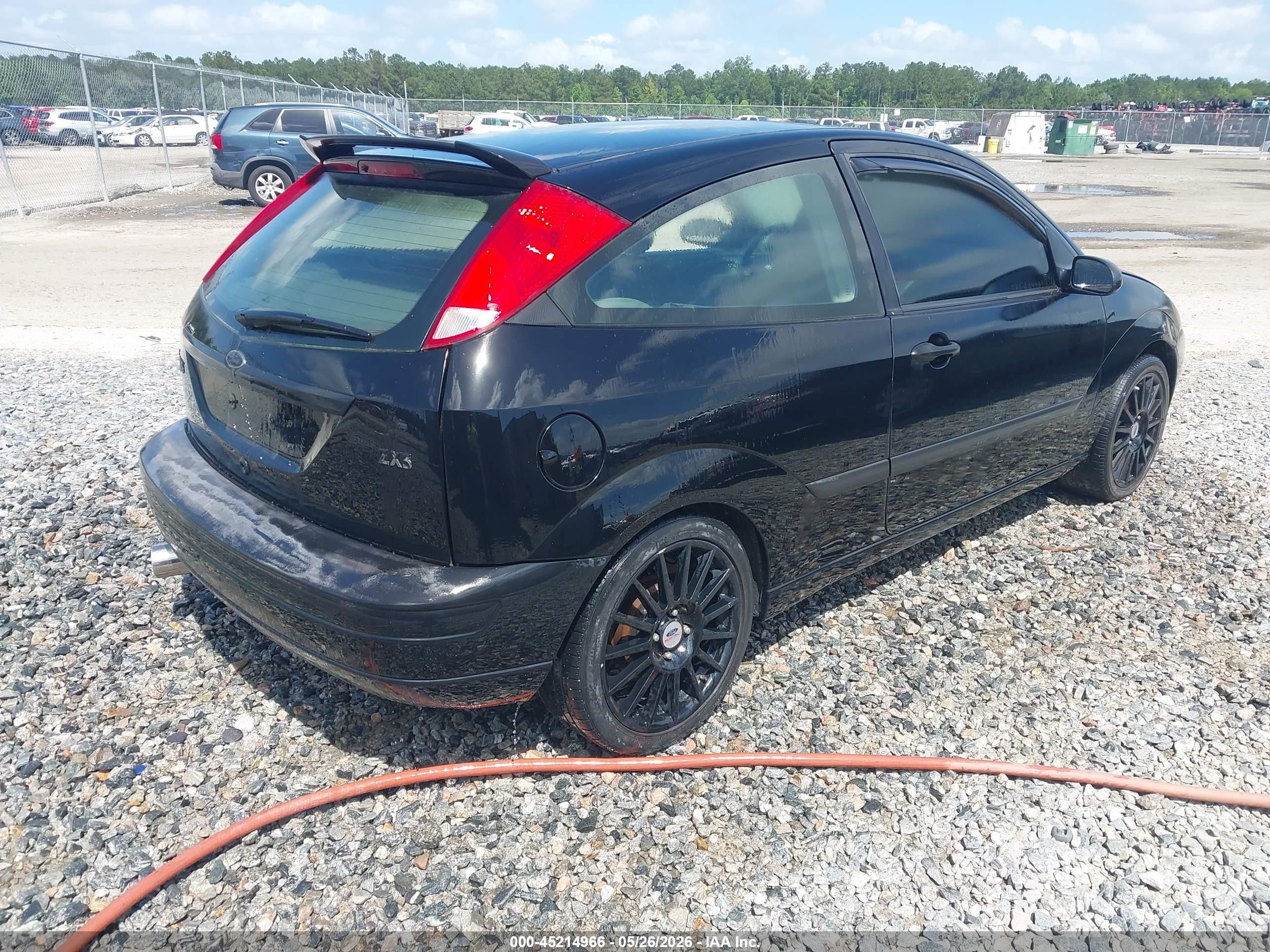 2003 Ford Focus Zx3 Черный vin: 3FAFP31343R159808