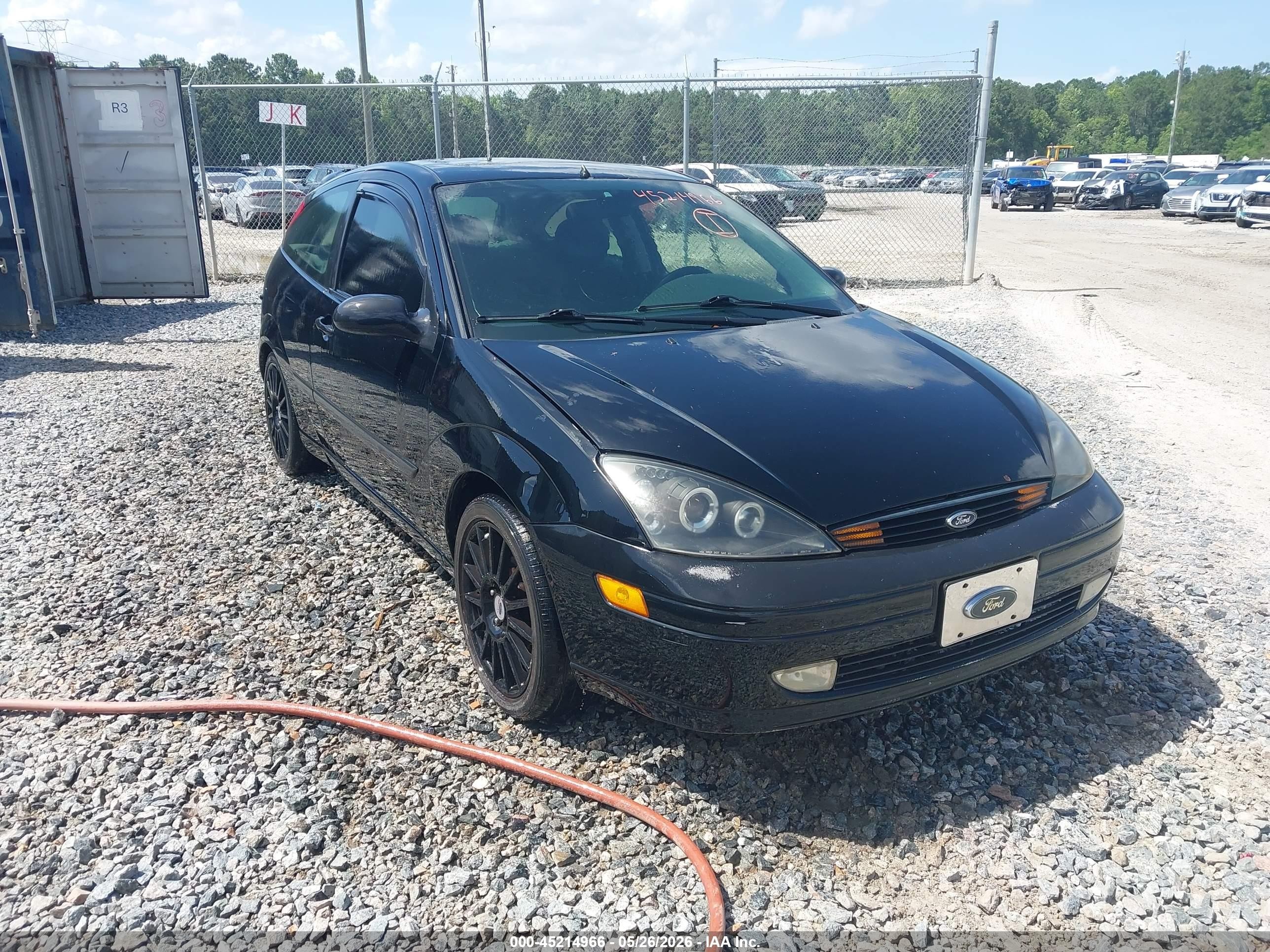 2003 Ford Focus Zx3 Черный vin: 3FAFP31343R159808