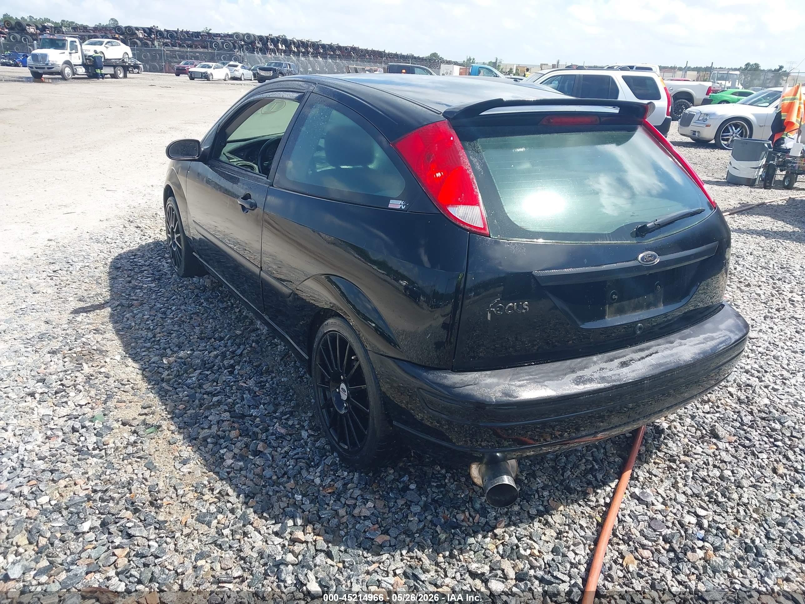2003 Ford Focus Zx3 Черный vin: 3FAFP31343R159808