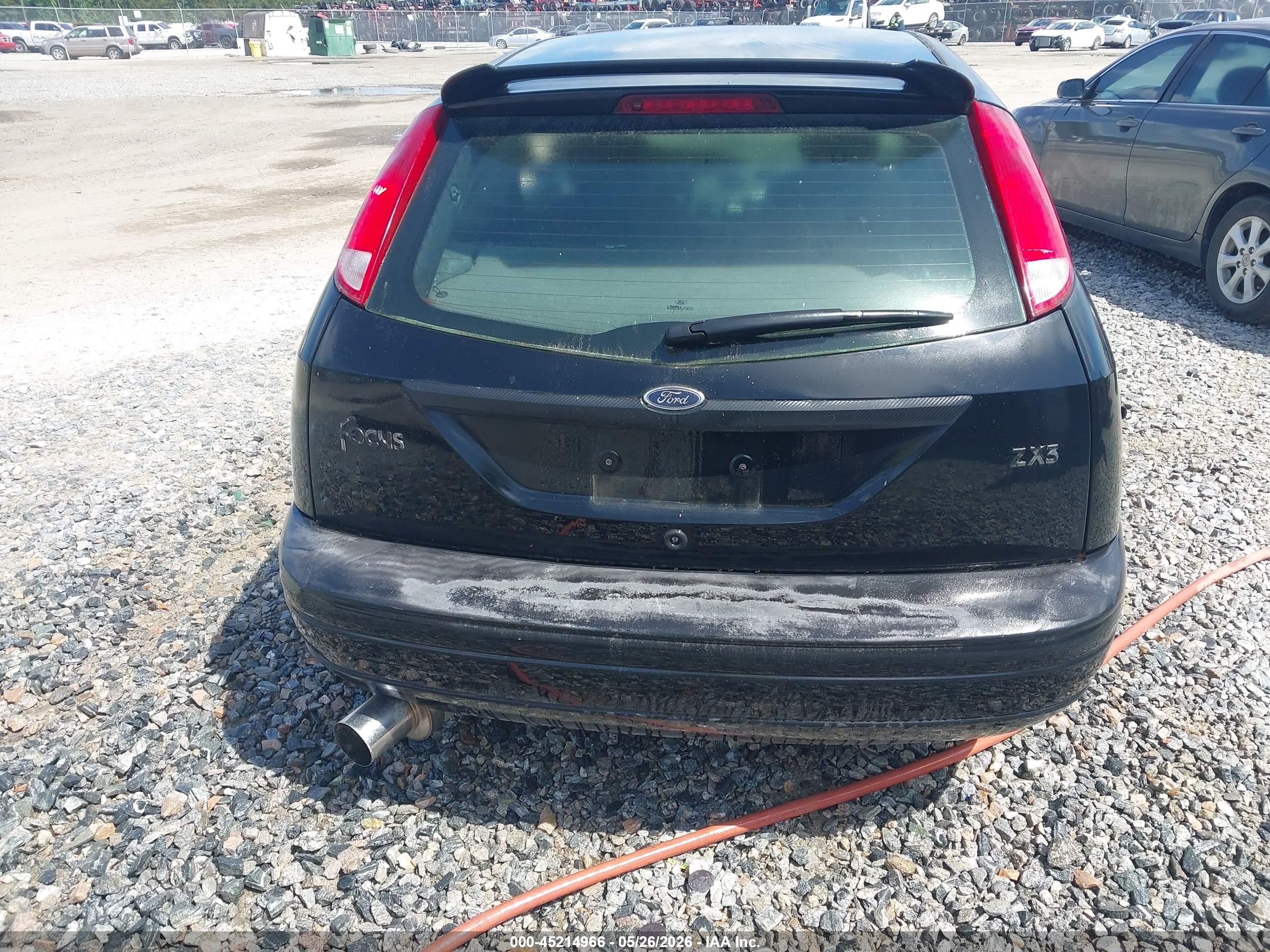 2003 Ford Focus Zx3 Черный vin: 3FAFP31343R159808