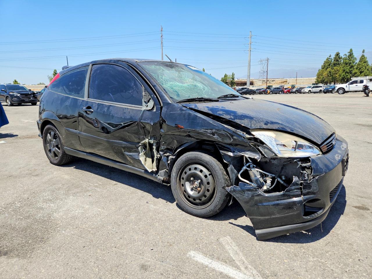 2001 Ford Focus Zx3 Черный vin: 3FAFP31351R191440