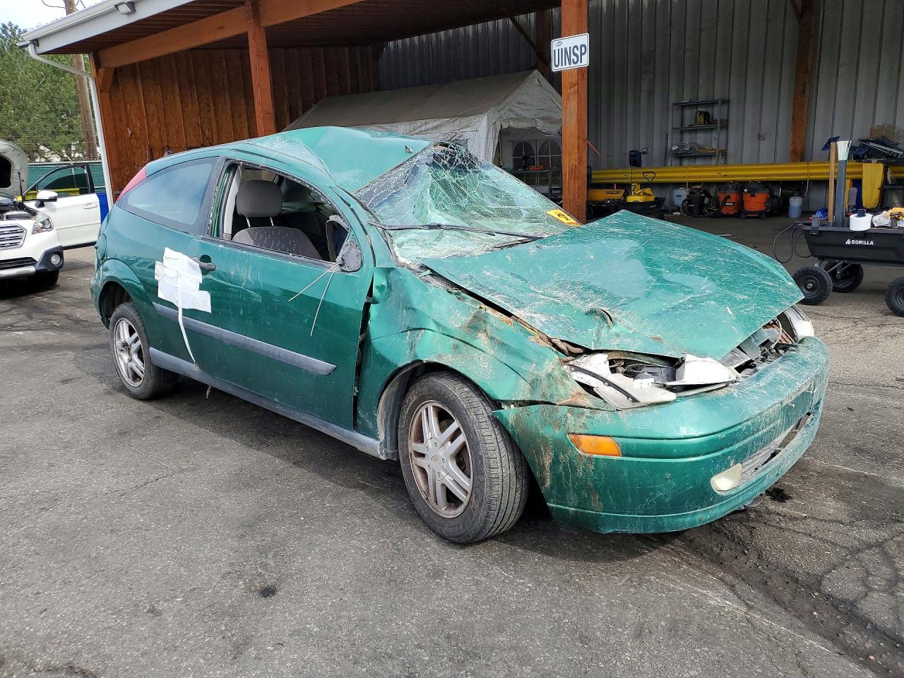 2002 Ford Focus Zx3 Green vin: 3FAFP31362R141115