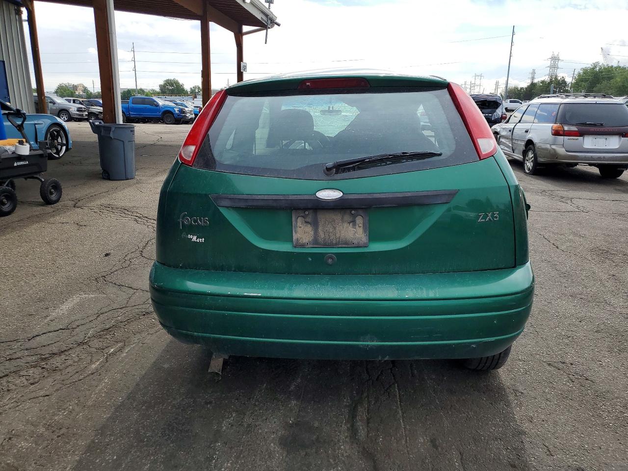 2002 Ford Focus Zx3 Green vin: 3FAFP31362R141115