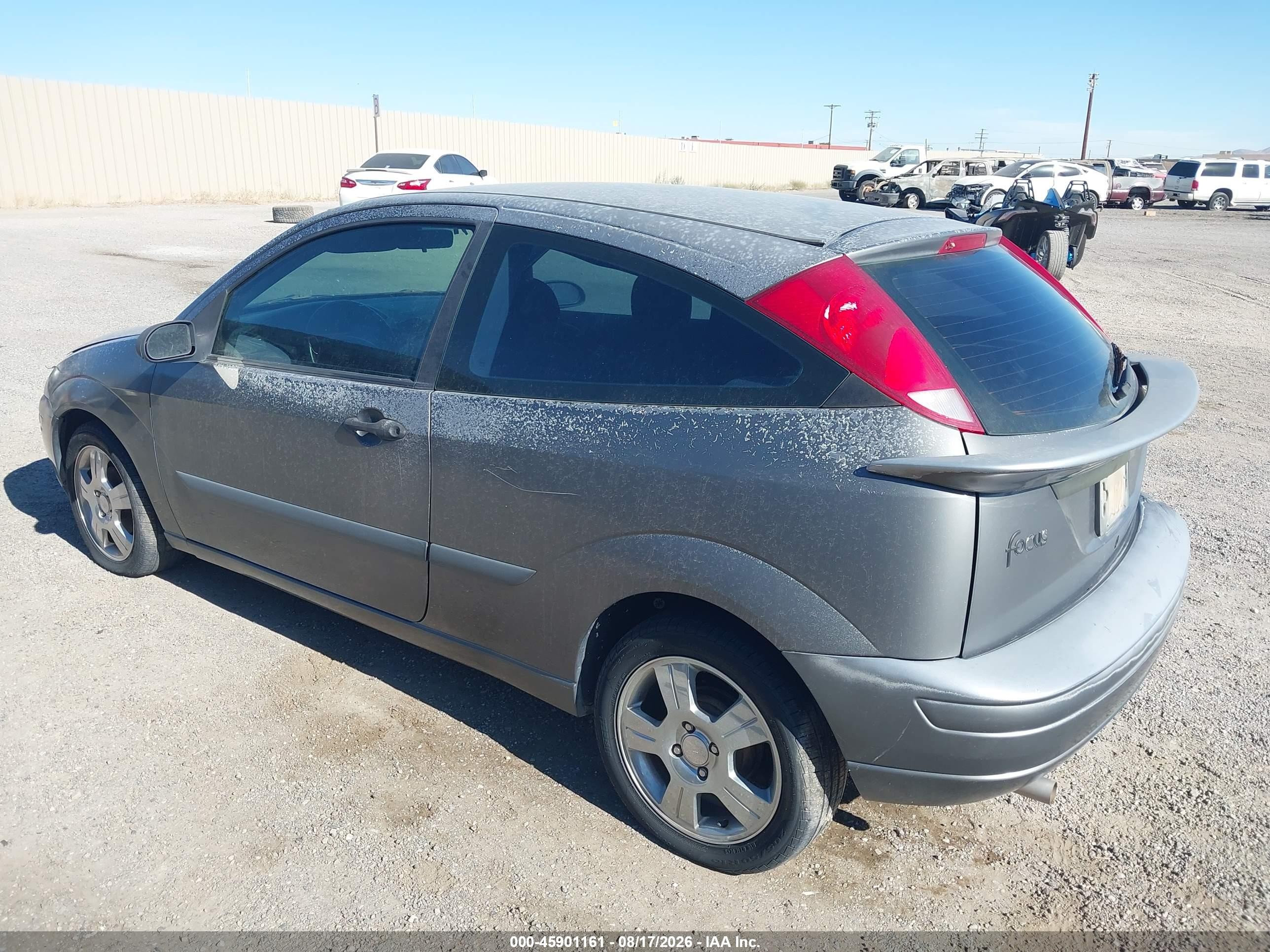 2003 Ford Focus Zx3 Gray vin: 3FAFP31373R108318