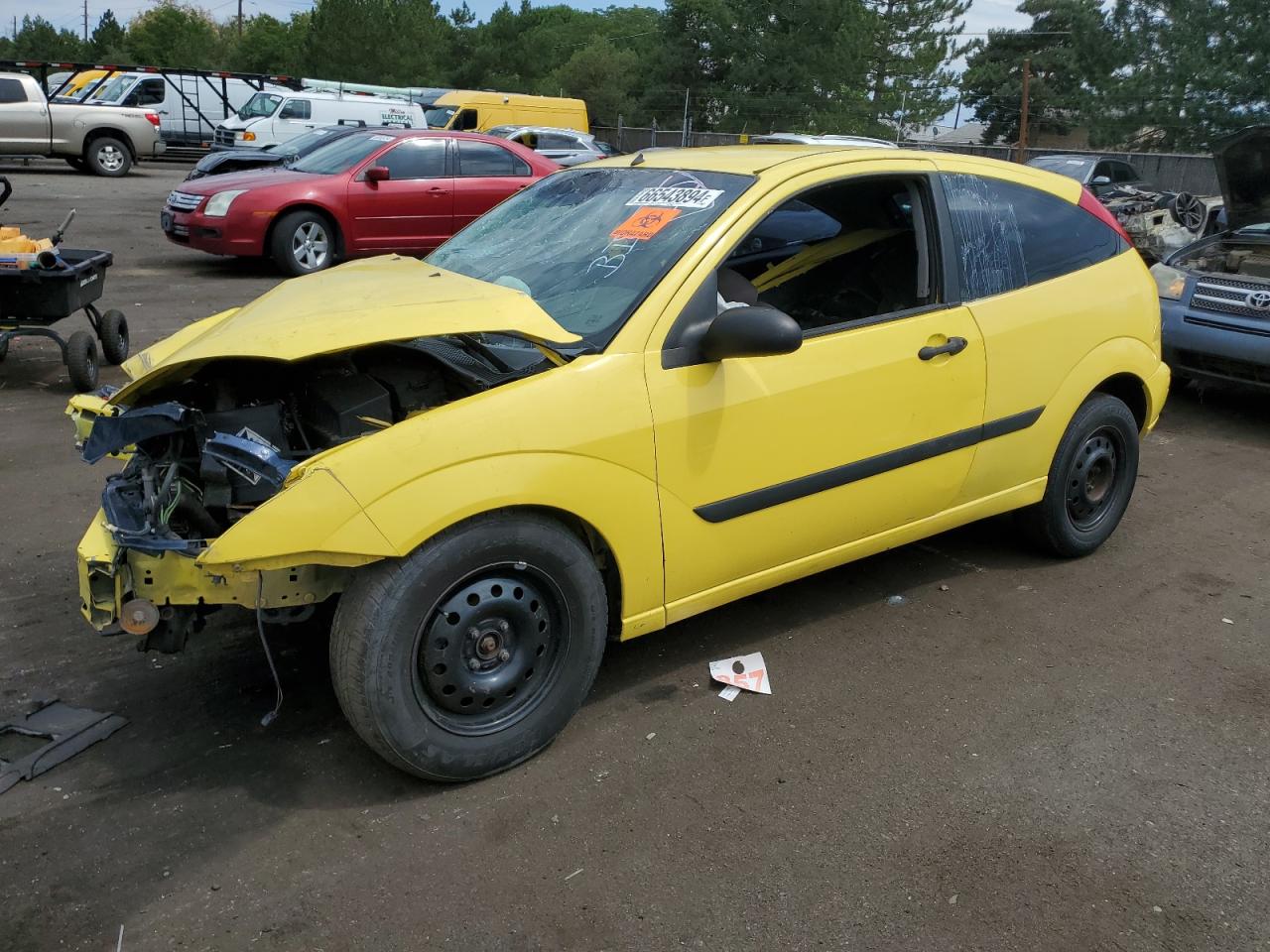 Price & History 2004 Ford Focus Zx3 2.0l 4 vin: 3FAFP313X4R110498