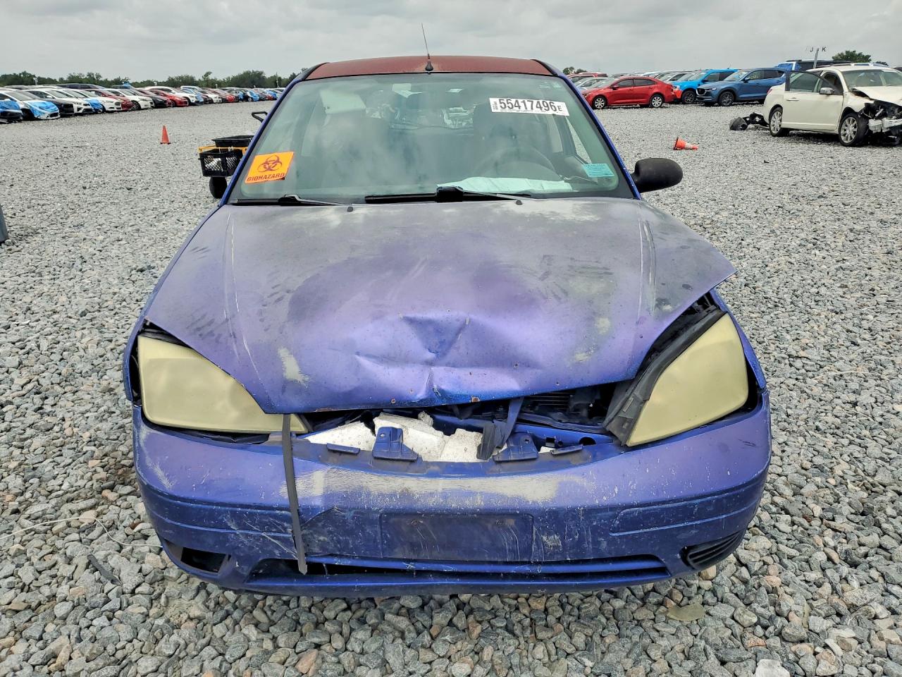 2005 Ford Focus Blue vin: 3FAFP31N05R128057