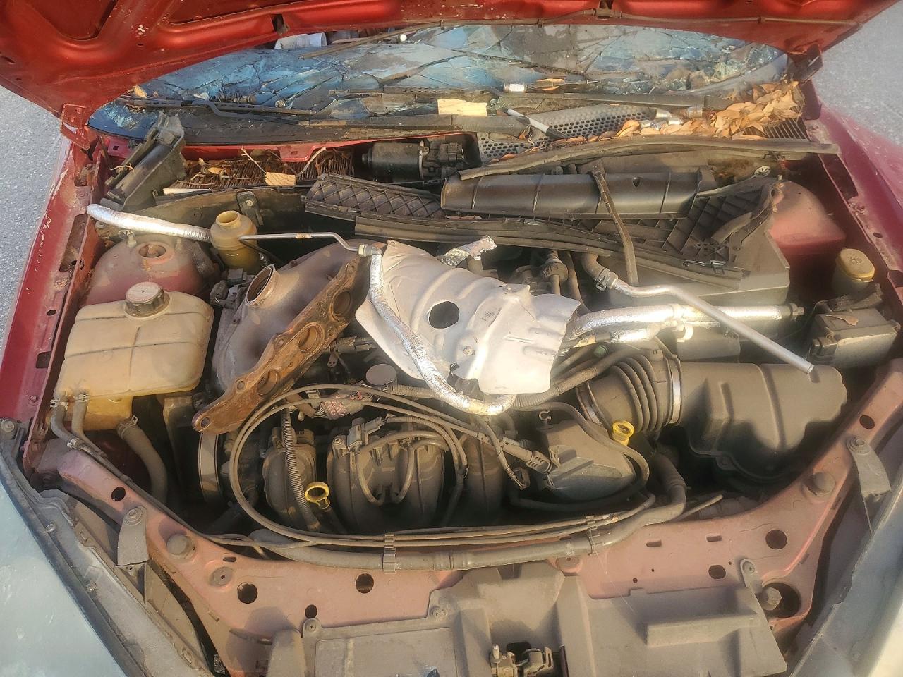 2004 Ford Focus Zx3 Red vin: 3FAFP31Z24R103937