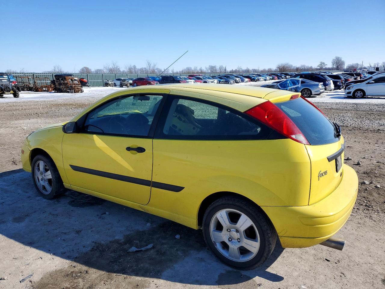2003 Ford Focus Zx3 Yellow vin: 3FAFP31Z93R145682