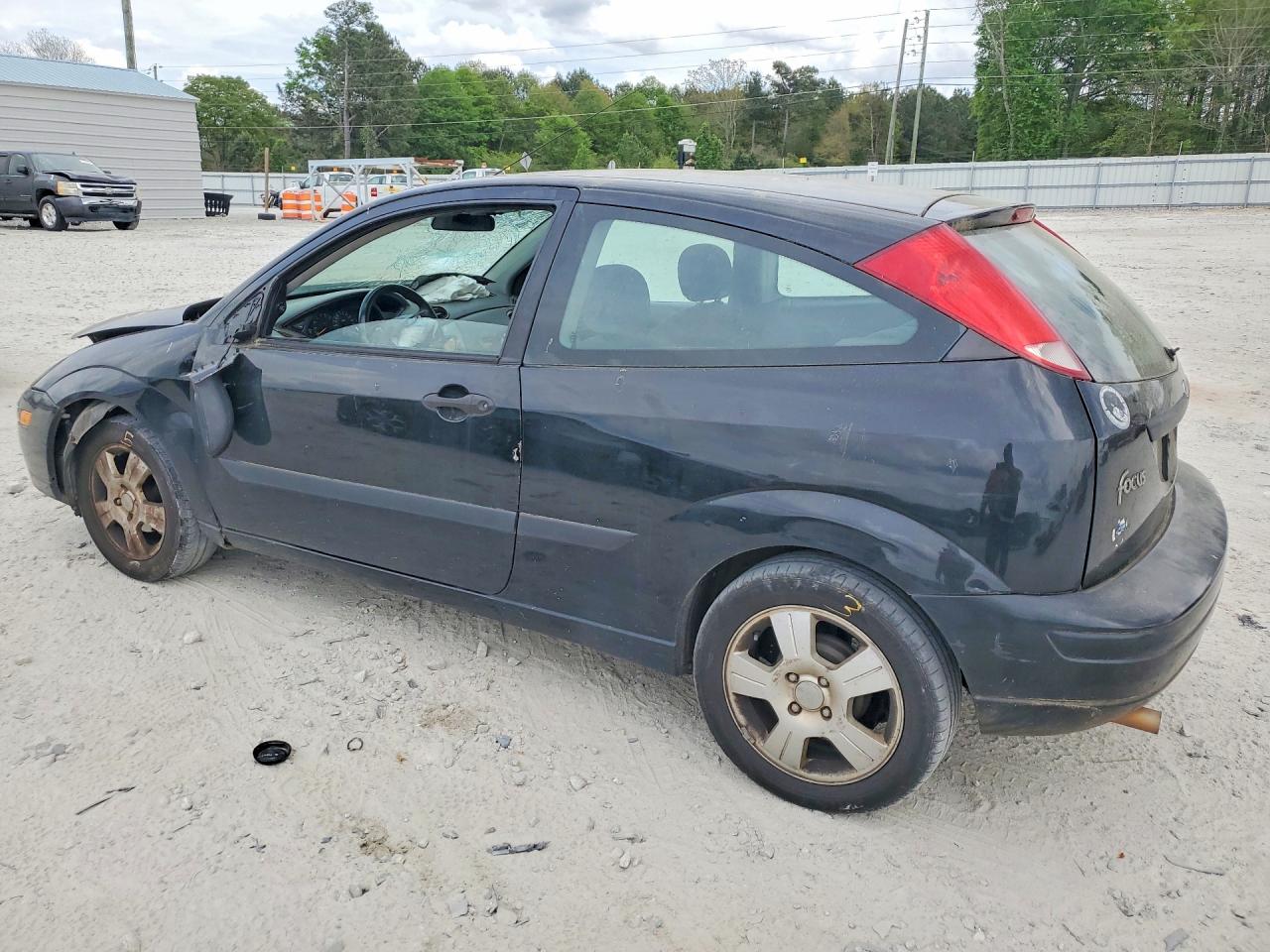 2004 Ford Focus Zx3 Black vin: 3FAFP31ZX4R117133
