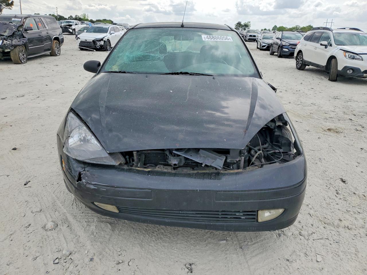 2004 Ford Focus Zx3 Black vin: 3FAFP31ZX4R117133
