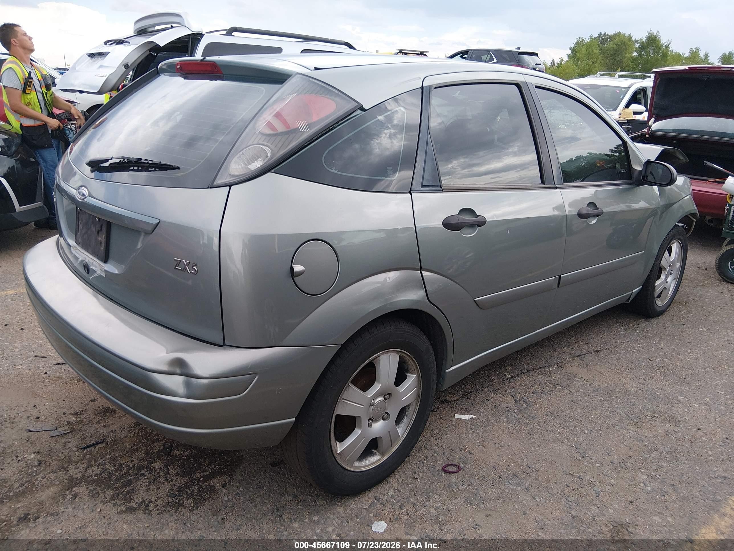 2004 Ford Focus Zx5 Green vin: 3FAFP37314R106914