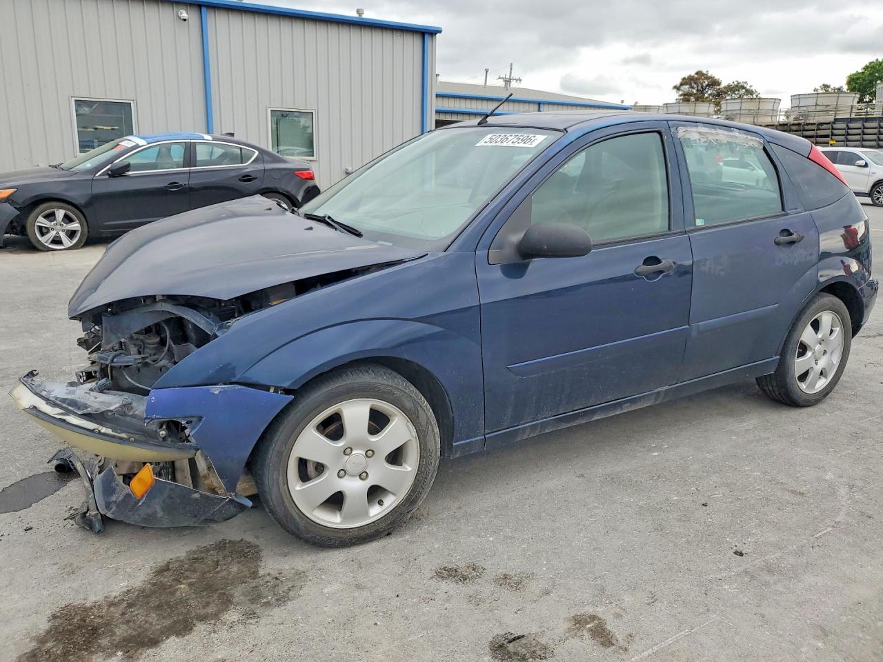 2002 Ford Focus Zx5 Blue vin: 3FAFP37332R188268