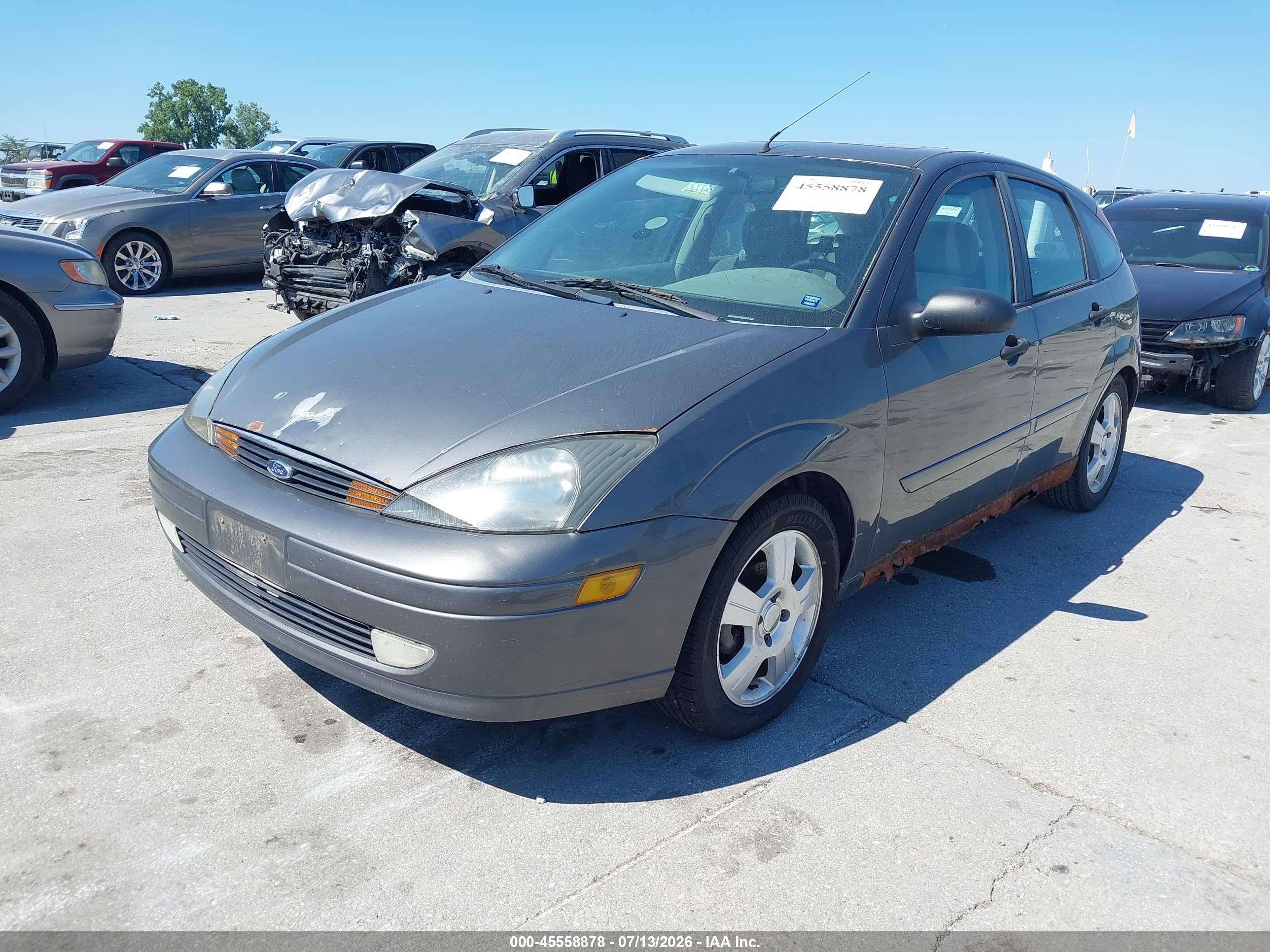 2003 Ford Focus   Серый vin: 3FAFP37353R167116