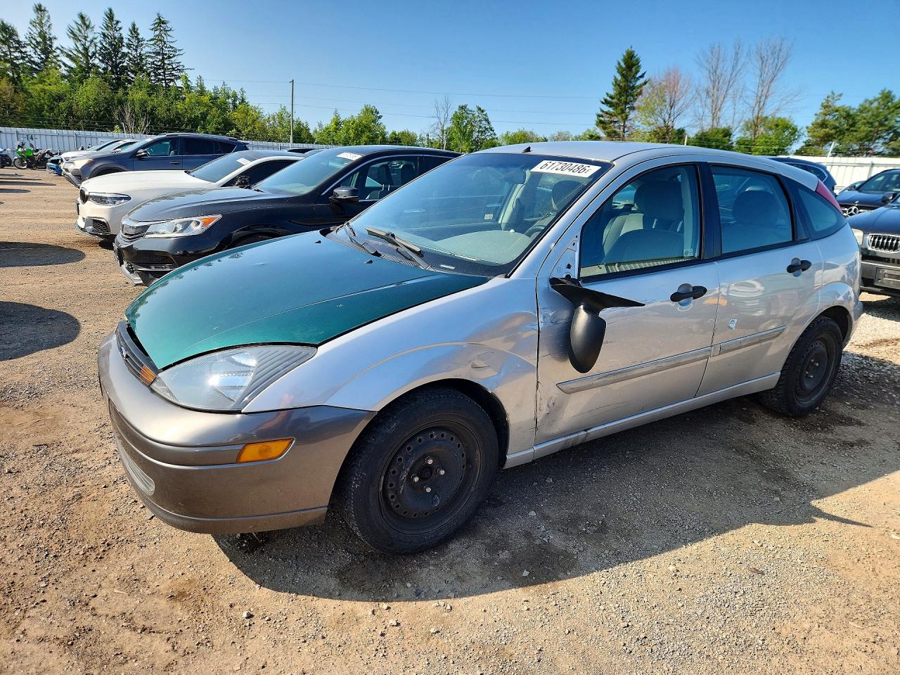 2004 Ford Focus Zx5 Silver vin: 3FAFP37374R112703
