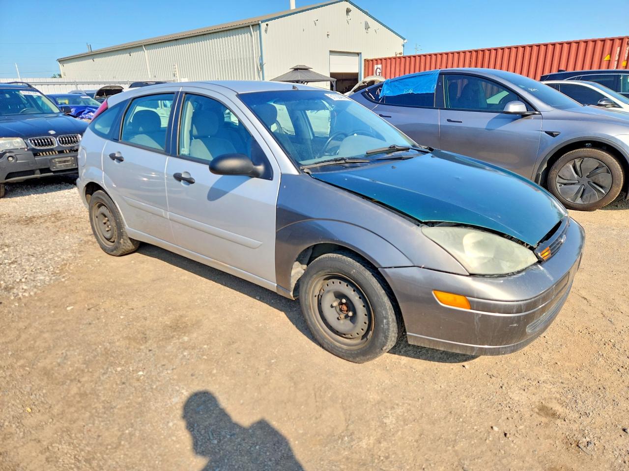 2004 Ford Focus Zx5 Silver vin: 3FAFP37374R112703