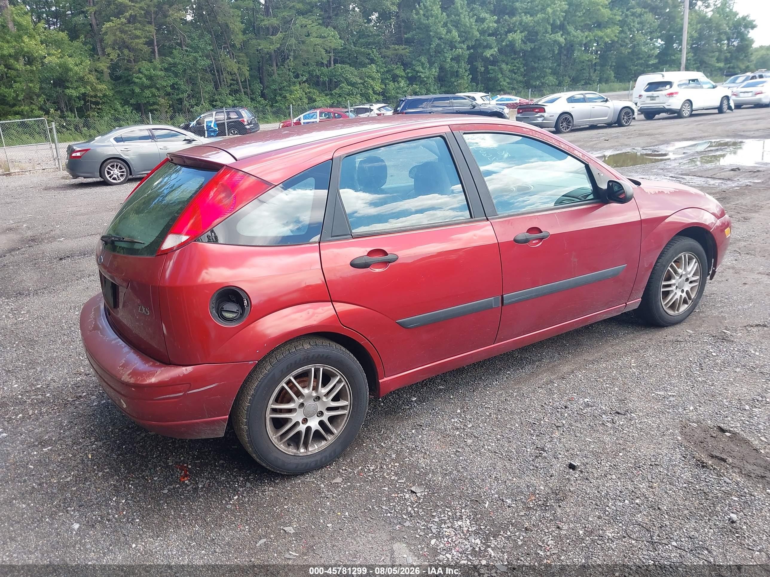 2003 Ford Focus Zx5/zx5 Comfort Красный vin: 3FAFP37383R160418