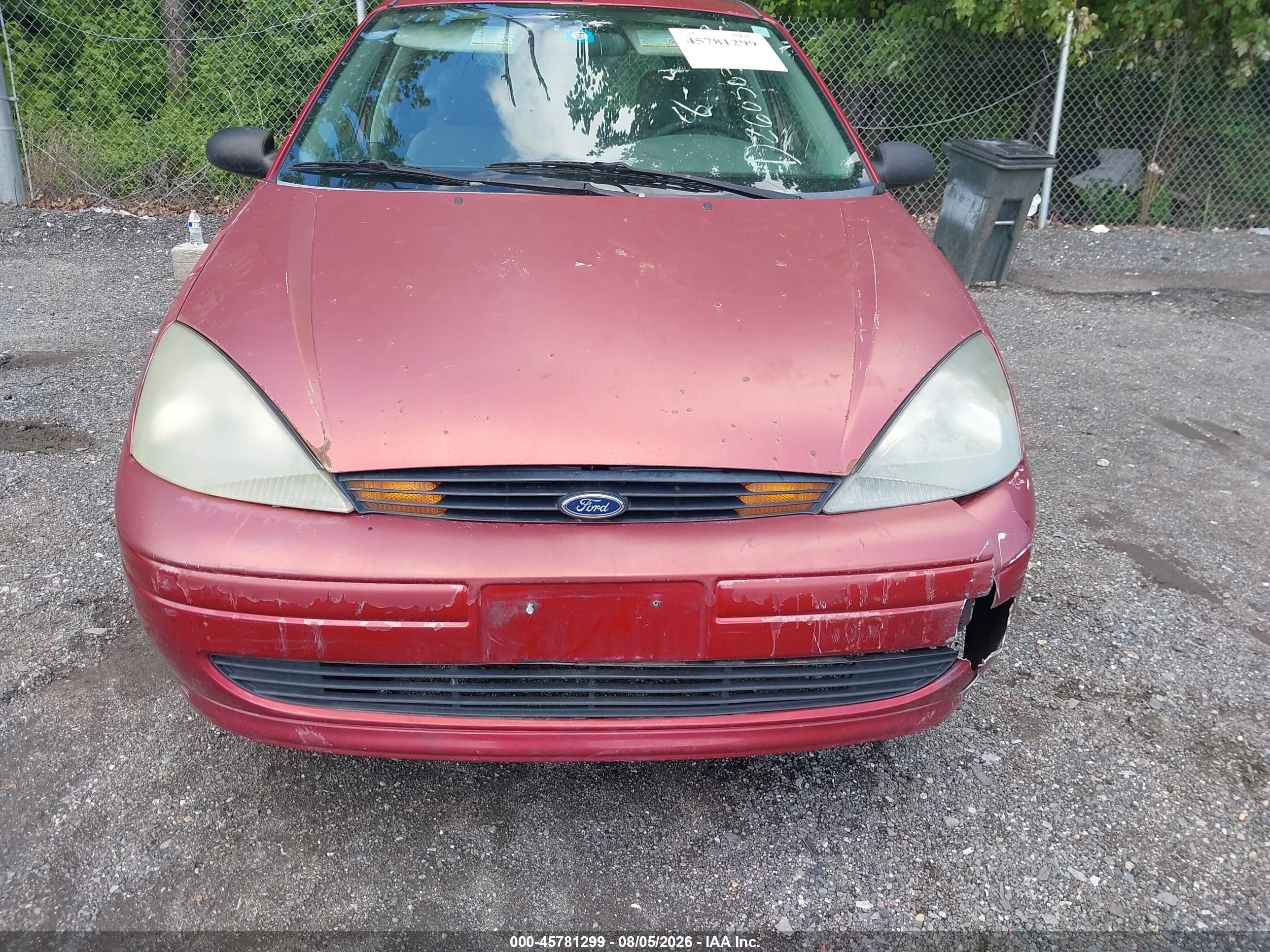 2003 Ford Focus Zx5/zx5 Comfort Красный vin: 3FAFP37383R160418