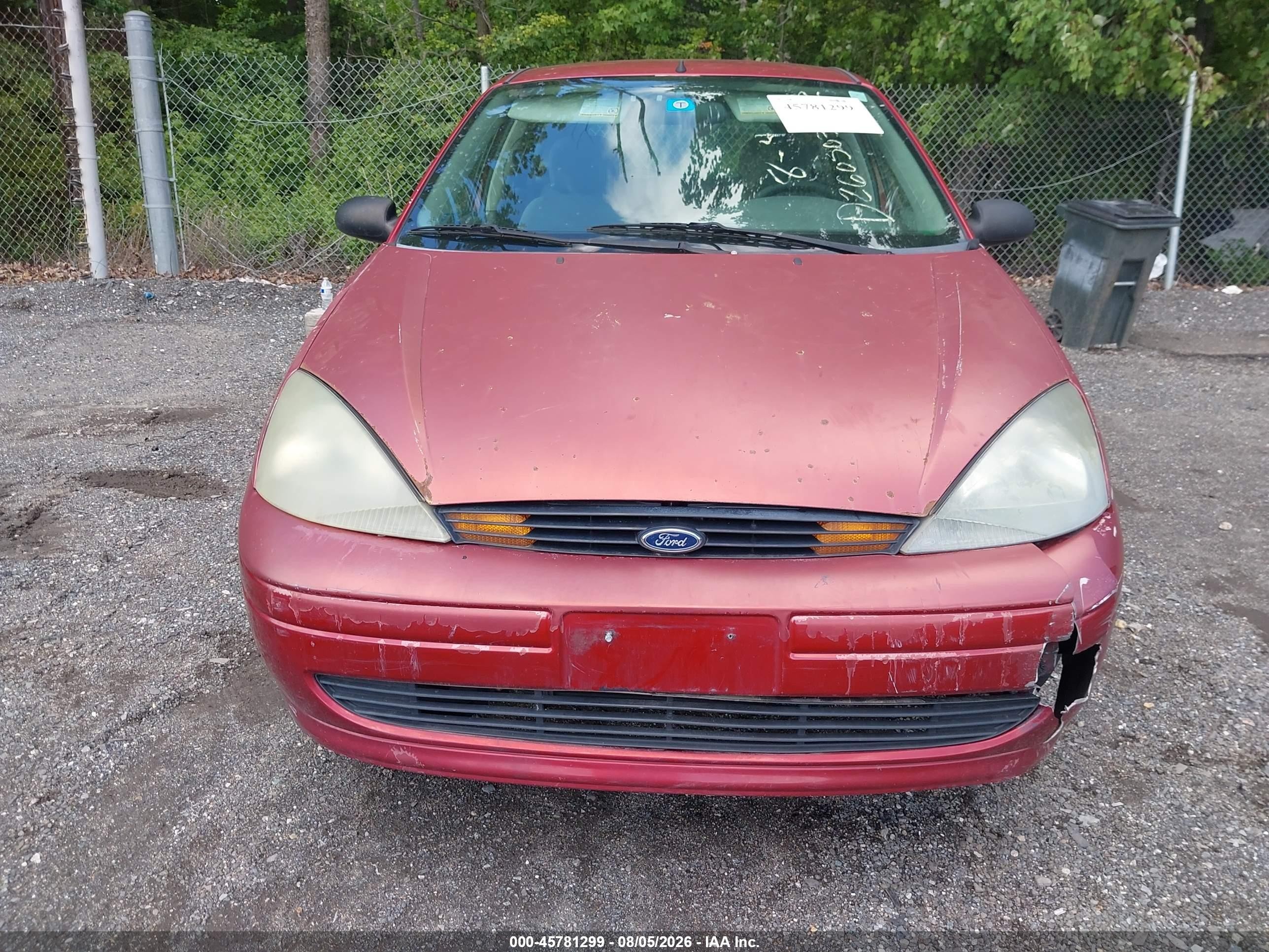 2003 Ford Focus Zx5/zx5 Comfort Красный vin: 3FAFP37383R160418