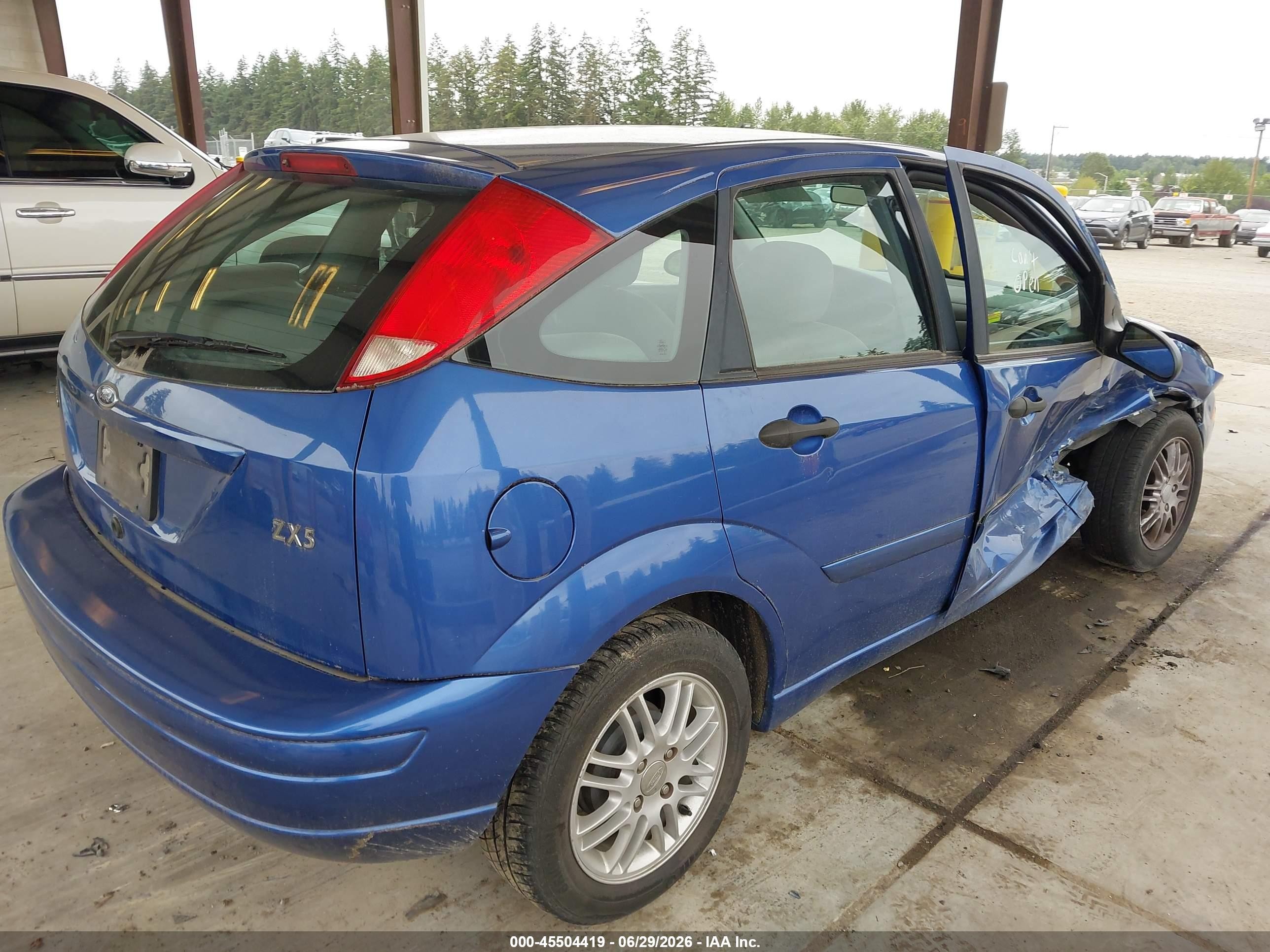 2003 Ford Focus Zx5/zx5 Comfort Blue vin: 3FAFP37393R132319