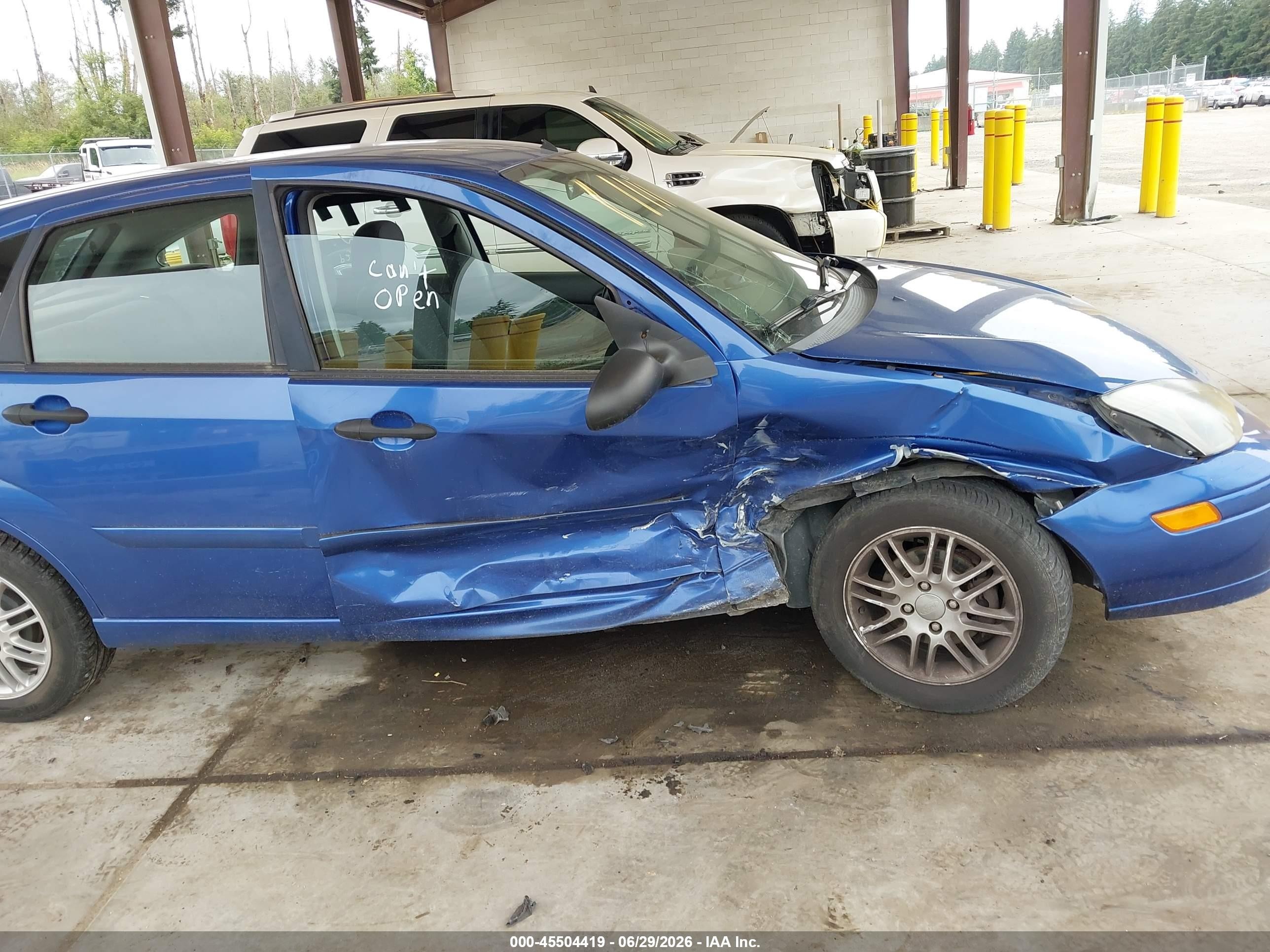 2003 Ford Focus Zx5/zx5 Comfort Blue vin: 3FAFP37393R132319