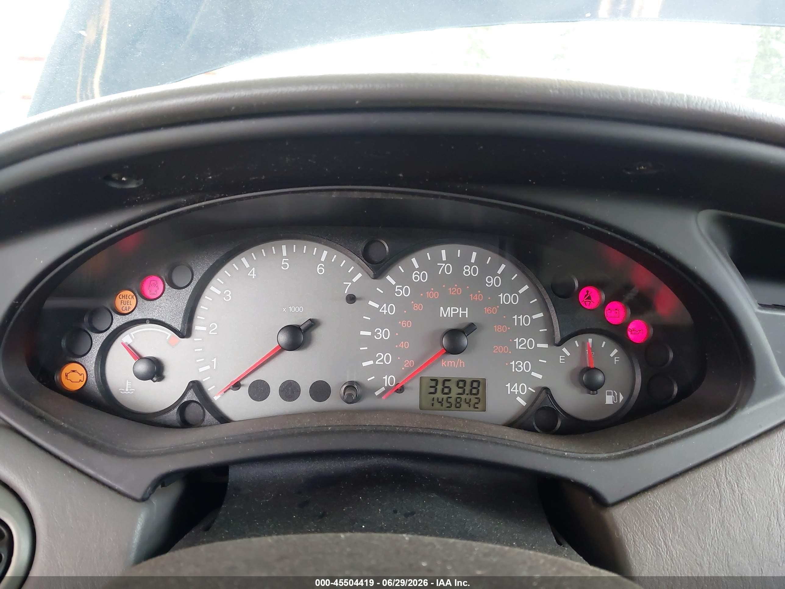 2003 Ford Focus Zx5/zx5 Comfort Blue vin: 3FAFP37393R132319