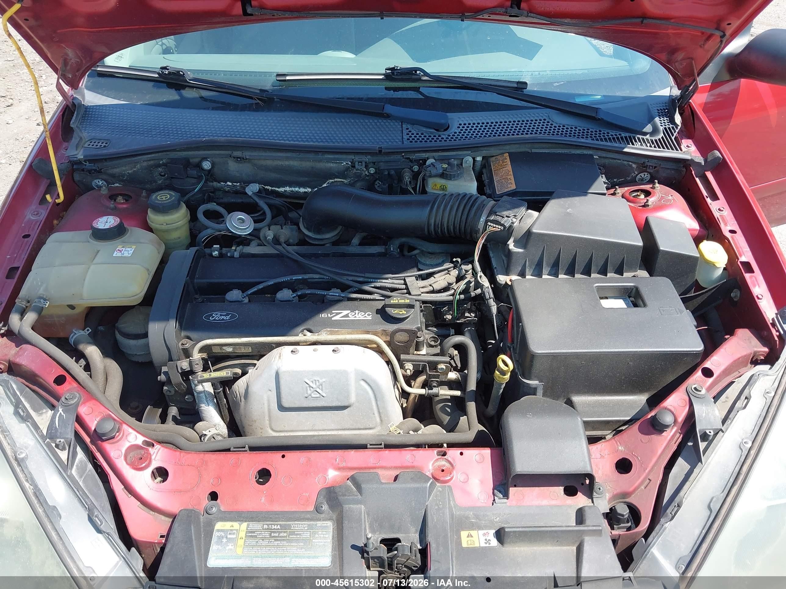 2003 Ford Focus Zx5 Красный vin: 3FAFP373X3R171856