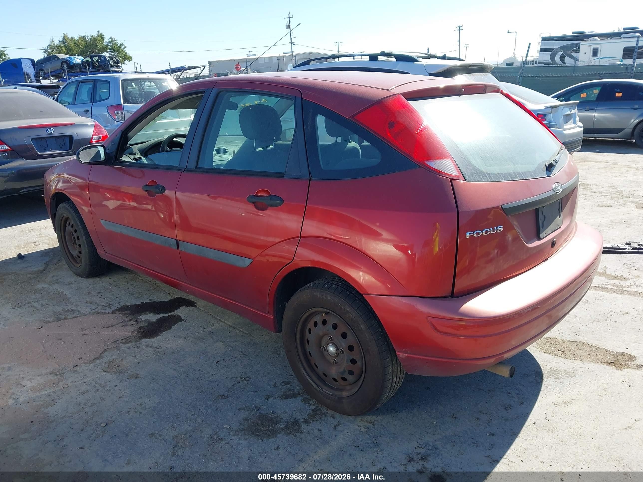 2005 Ford Focus Zx5 Red vin: 3FAFP37N05R156318