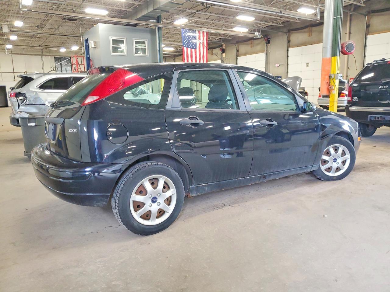 2005 Ford Focus Zx5 Black vin: 3FAFP37N15R114739