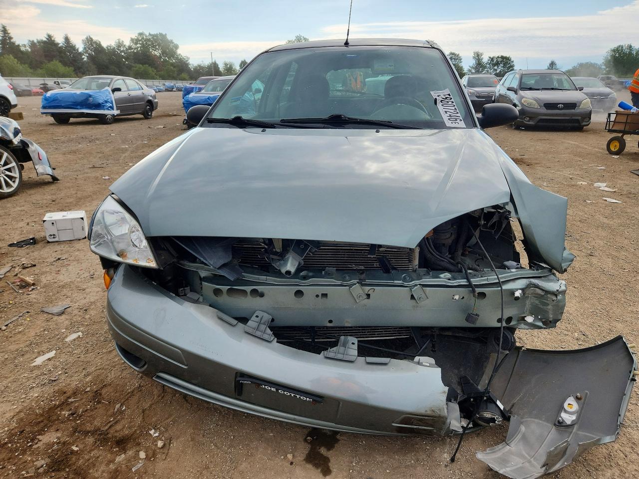 2005 Ford Focus Zx5 Green vin: 3FAFP37N15R121481